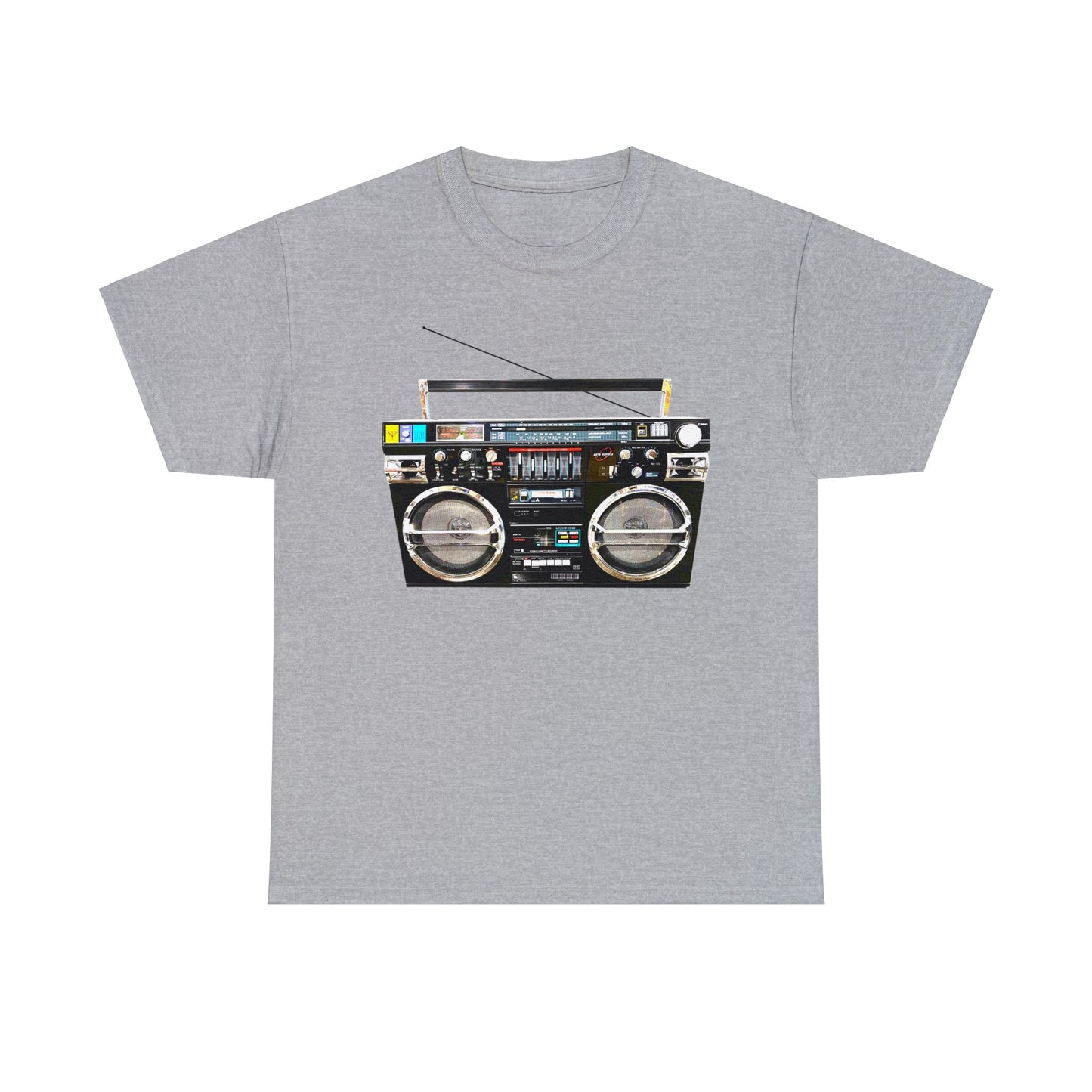 Jambox, Boom Box, Ghetto Blaster, Radio, Tape Player Heavy Cotton Tee