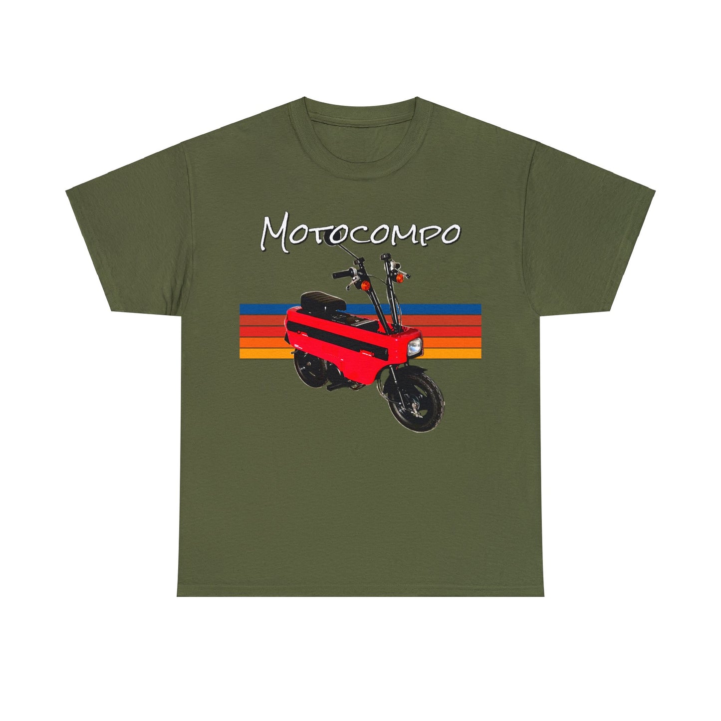 Motocompo Scooter Mini Bike Motorcycle Moped Heavy Cotton Tee