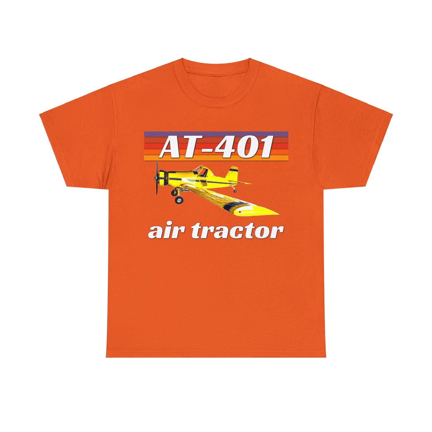 AT 401 Crop Duster Plane, Air Tractor Airplane, Farming Airplane Heavy Cotton Tee