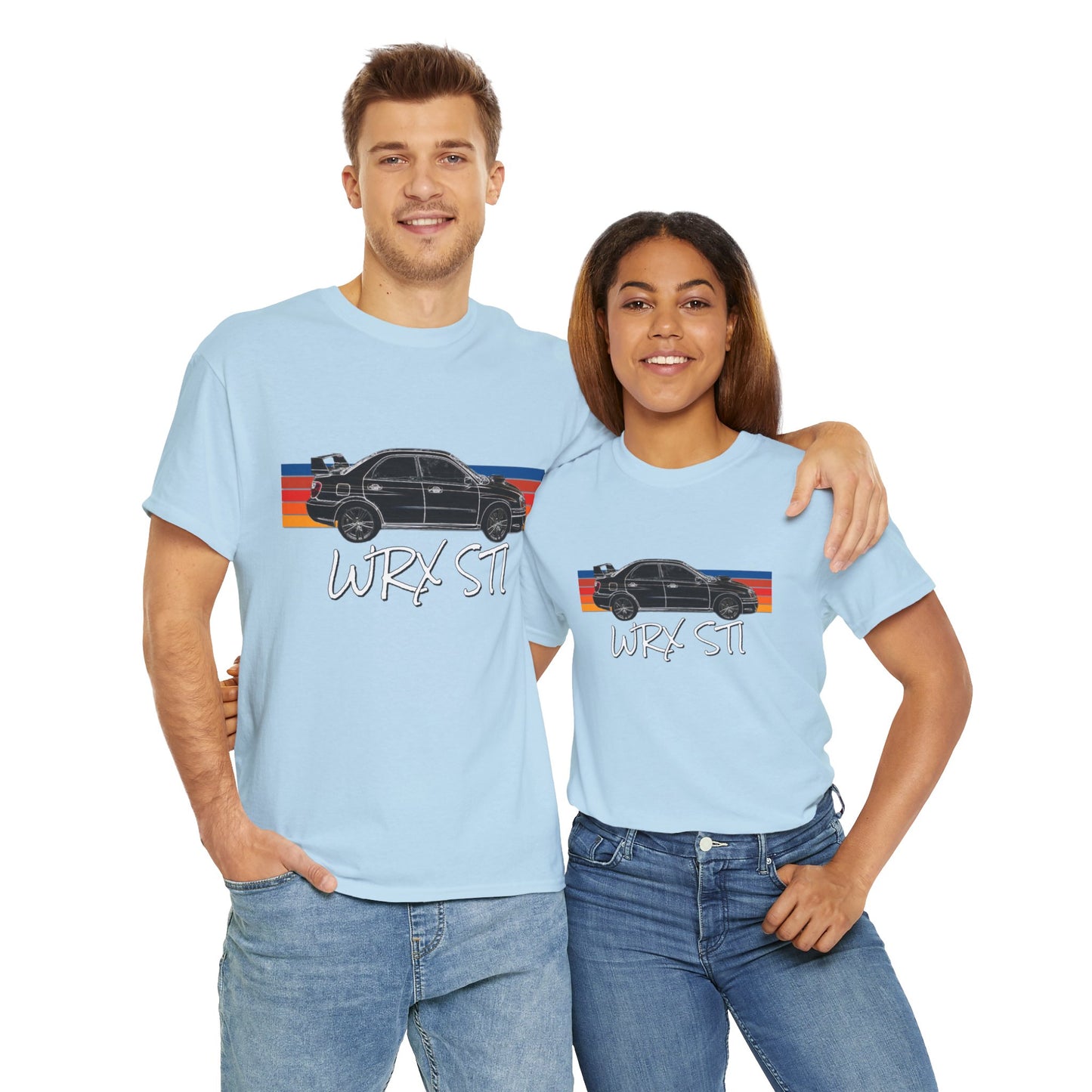 Impreza WRX STI Turbo Charged Subie Sports Car Heavy Cotton Tee