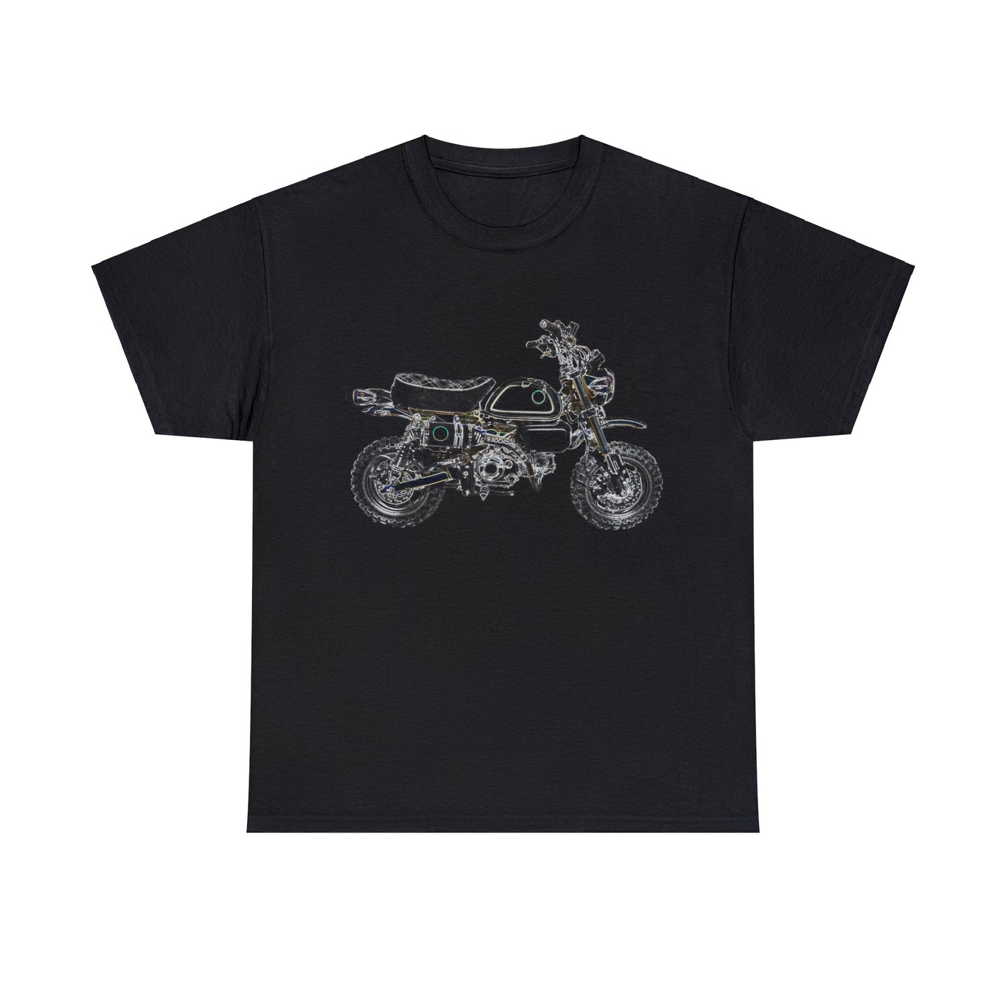 125Z Monkey Motorcycle, Mini Bike, Motocross, Off Road Heavy Cotton Tee