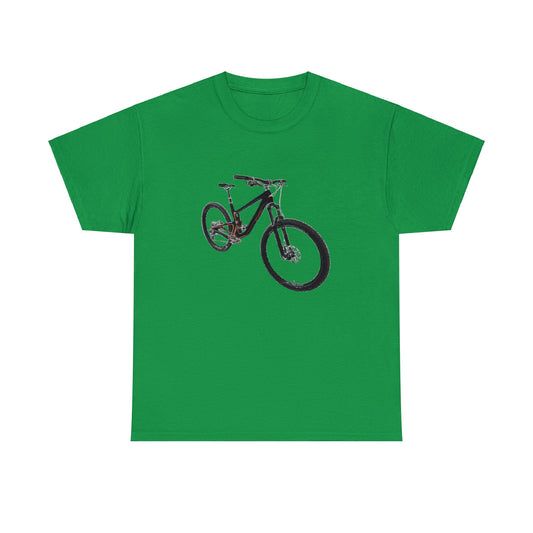 Mountain Bike, Mountain Biker, Full Suspension Mountain Bike, MTB Heavy Cotton Tee