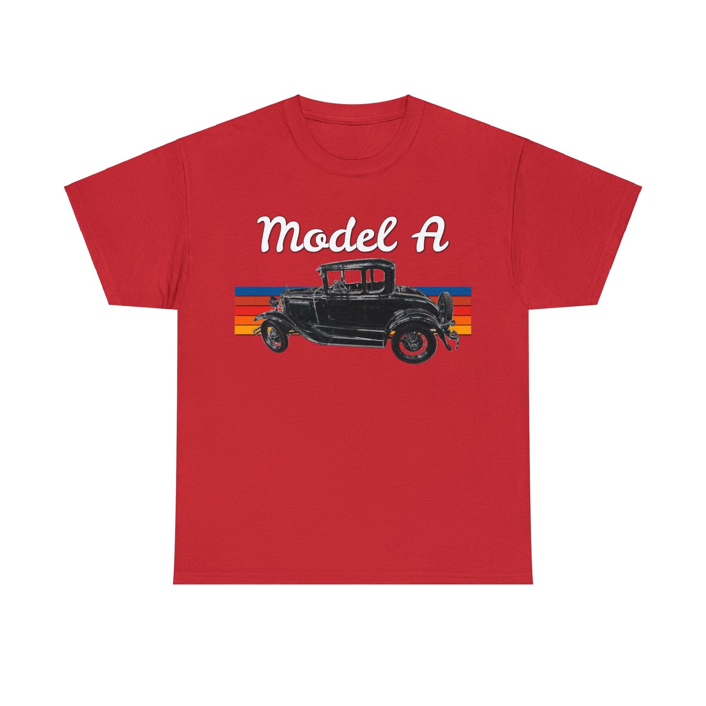 Vintage Model A Car, 1930 Model A Coupe Vintage American Car Heavy Cotton Tee