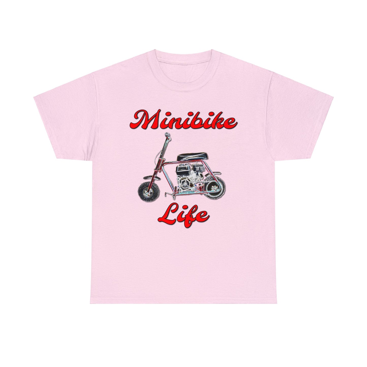 Mini Bike, Scooter, Vintage Moped, Manco Streaker, Mini Motorcycle Heavy Cotton Tee