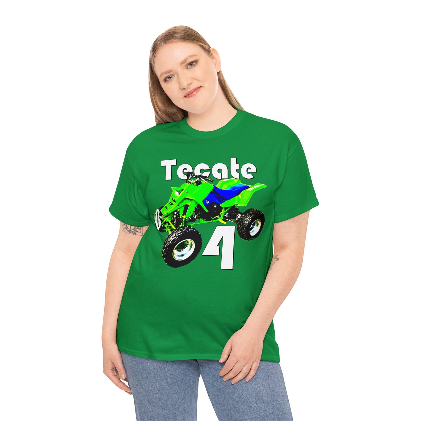 Tecate Vintage Four Wheeler 4 Wheeler ATC ATV Heavy Cotton Tee