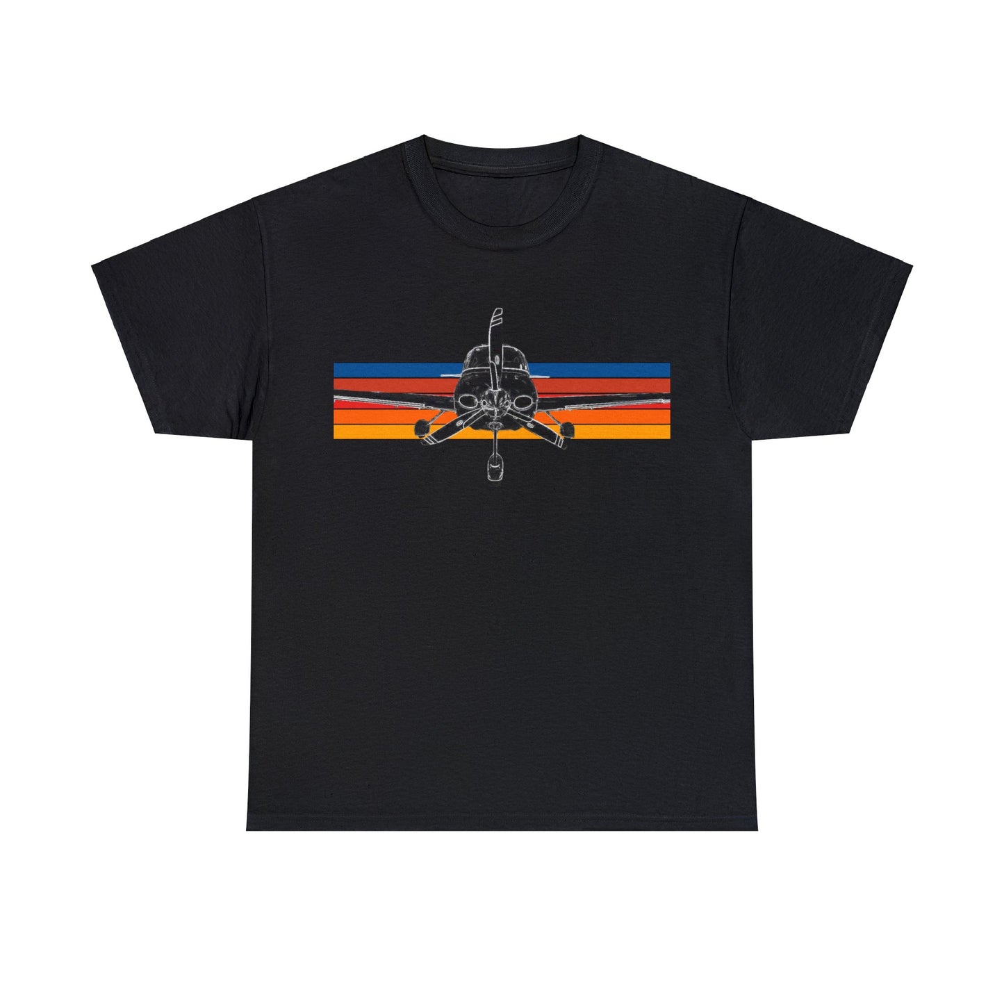 Private Airplane, Prop Plane, SR22 GTS Airplane Heavy Cotton Tee