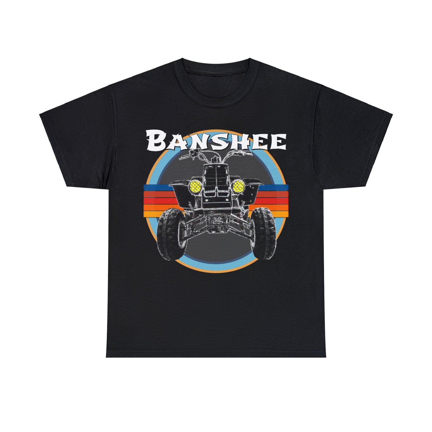 Banshee Quad ATV, Banshee Four Wheeler, Quad Bike Heavy Cotton Tee