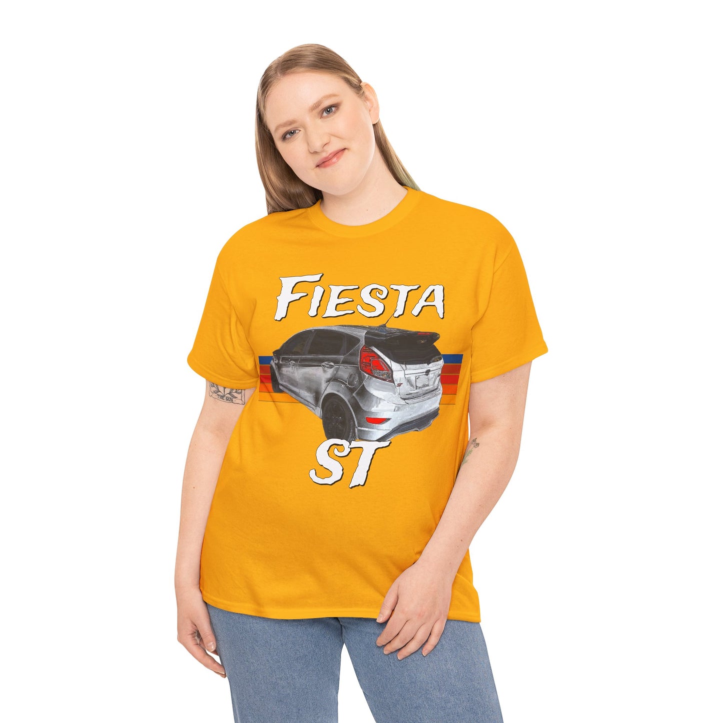 Fiesta ST Hot Hatch Turbo Charged Hatchback Sports Car Heavy Cotton Tee