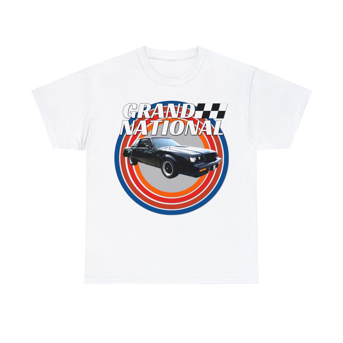 Grand National Muscle Car, Vintage American Muscle Car Heavy Cotton Tee