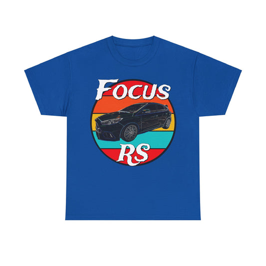 Focus RS Hot Hatch Turbo Charged Hatchback Sports Car Heavy Cotton Tee