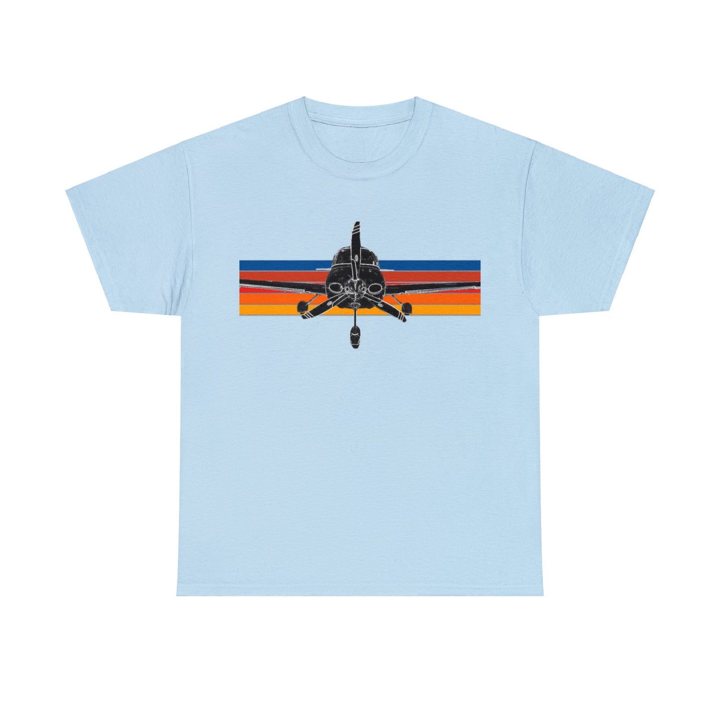 Private Airplane, Prop Plane, SR22 GTS Airplane Heavy Cotton Tee