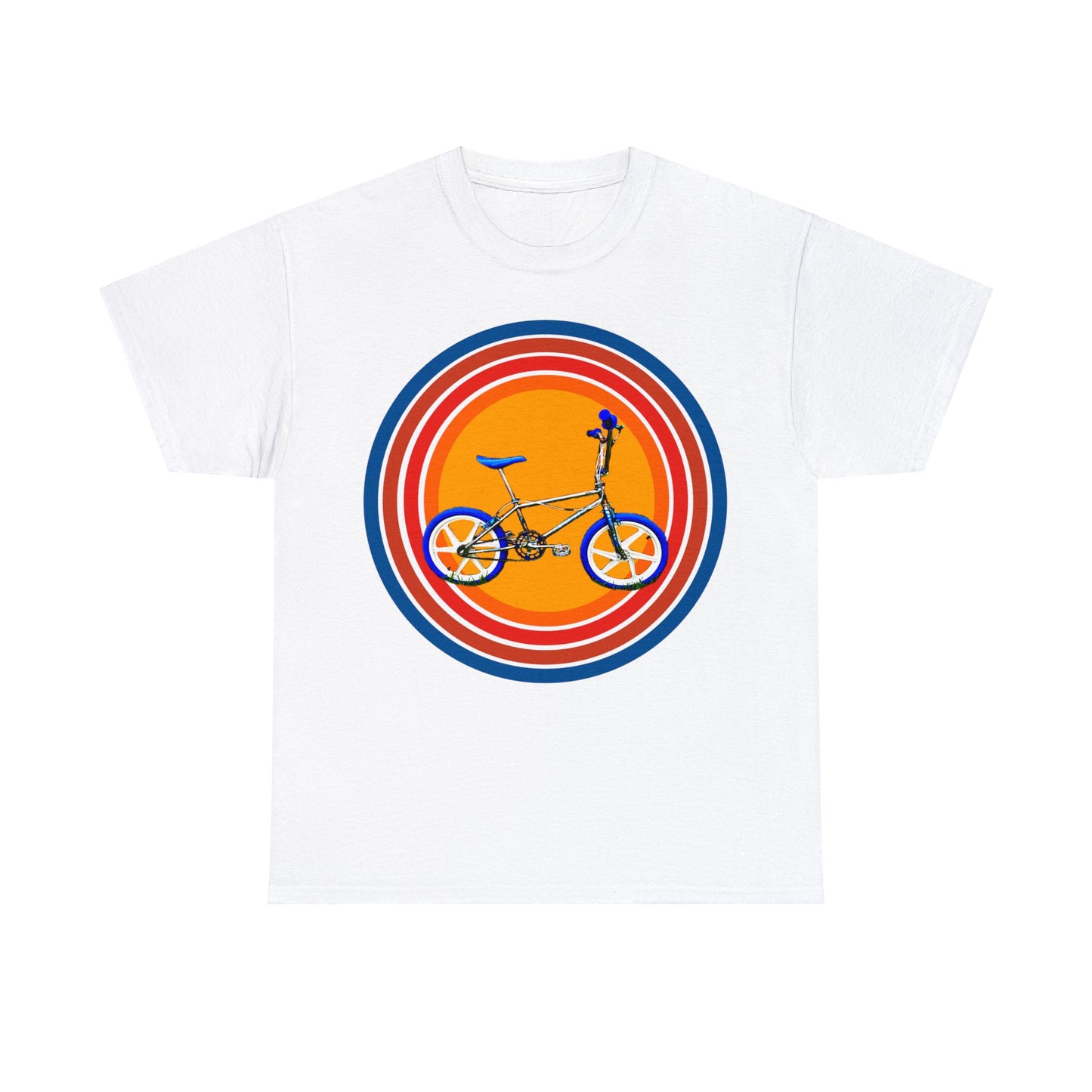 BMX, Old School Bike, Vintage BMX Bike, Retro Dirt Bicycle, 1980's Heavy Cotton Tee