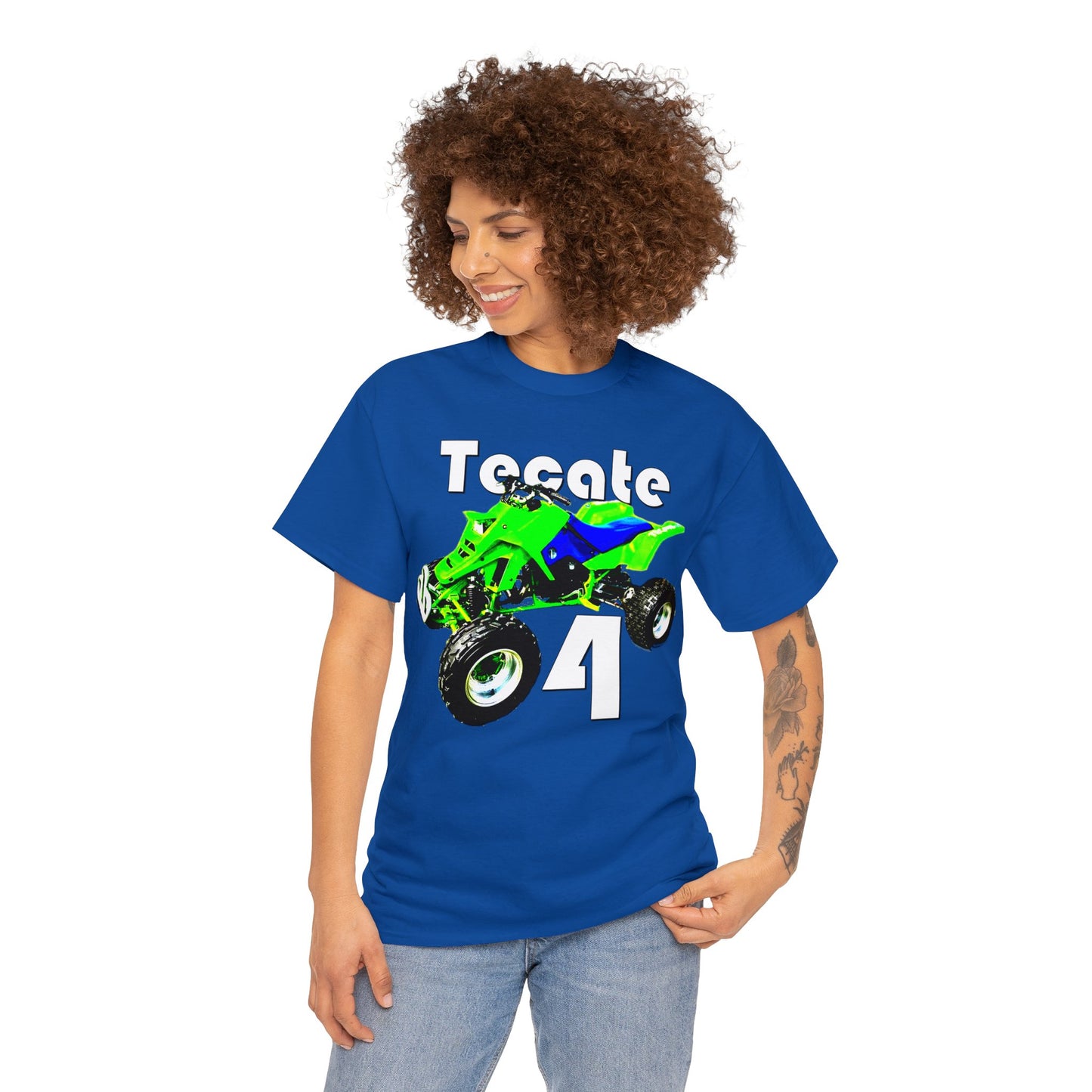 Tecate Vintage Four Wheeler 4 Wheeler ATC ATV Heavy Cotton Tee