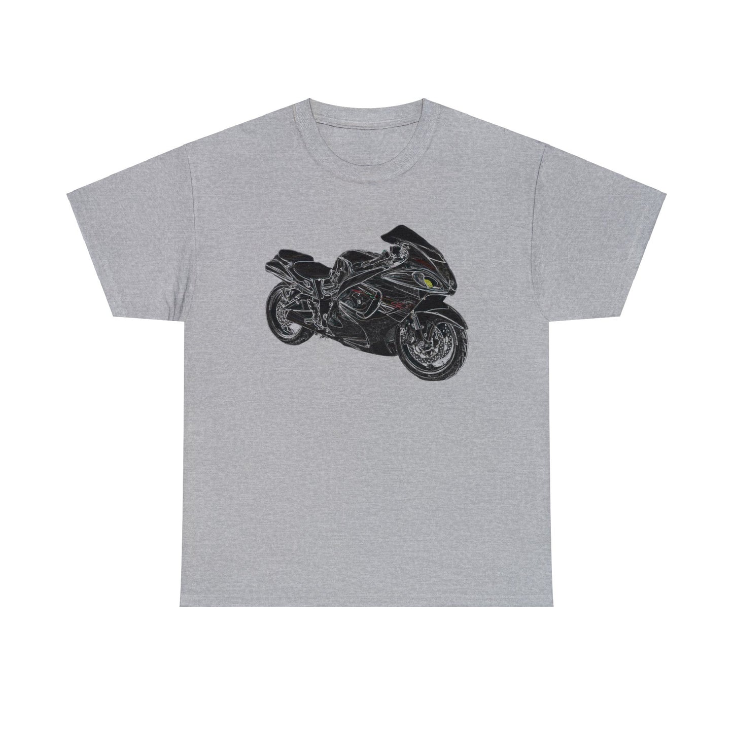 Hyabusa Motorcycle, Street Bike, Street Motorcycle Sport Bike Heavy Cotton Tee