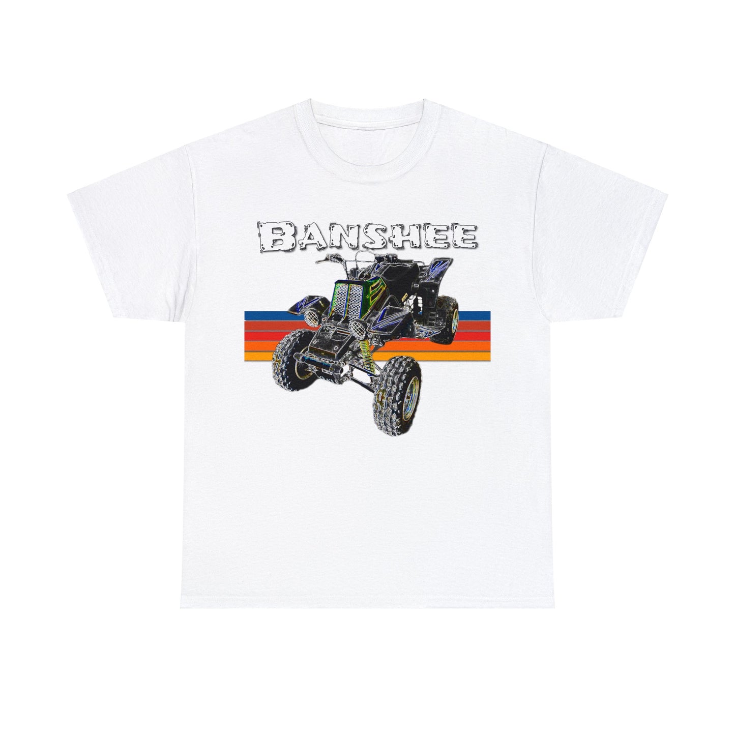 Banshee Quad ATV, Banshee Four Wheeler, Quad Bike Heavy Cotton Tee