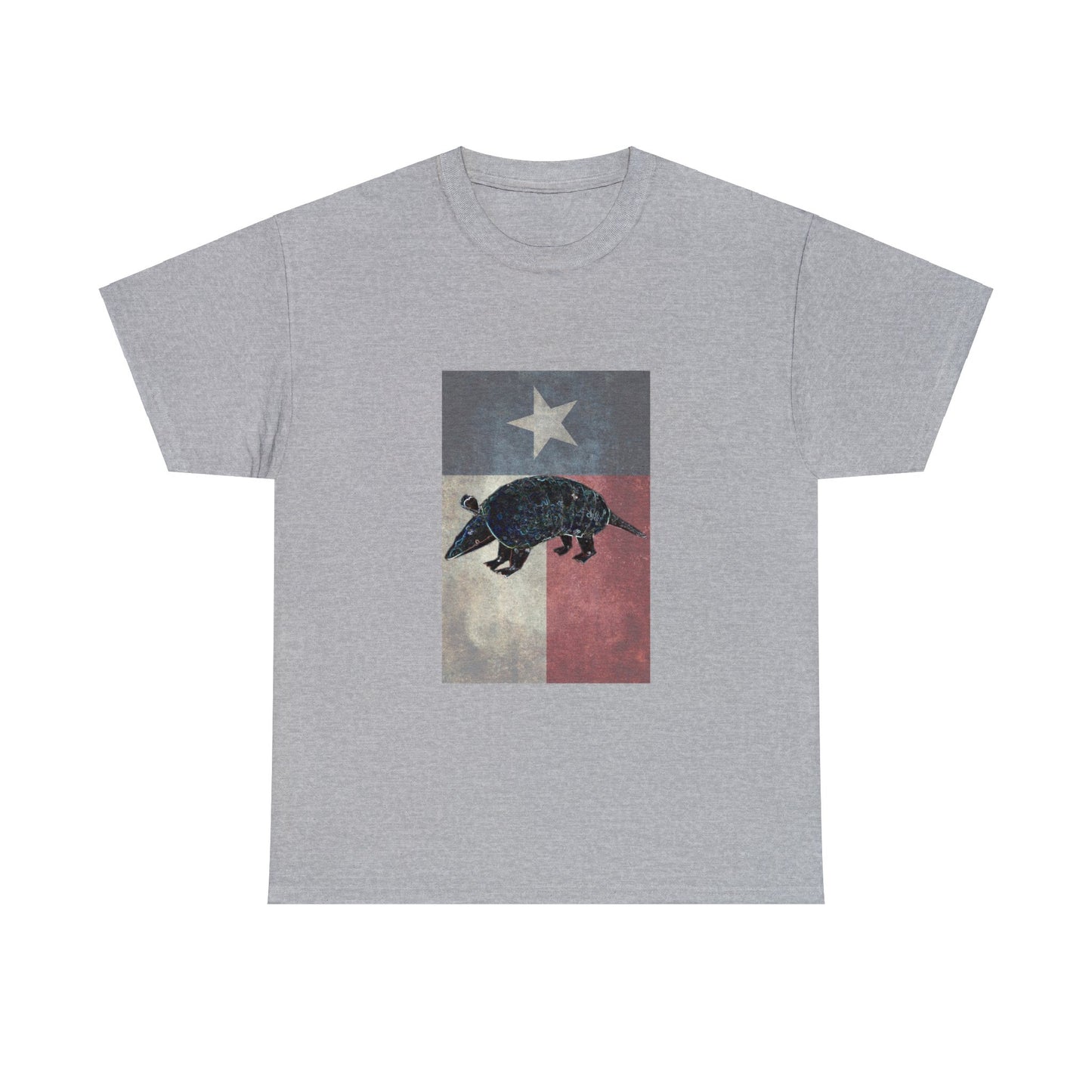 Vintage Texas Flag Armadillo Heavy Cotton Tee