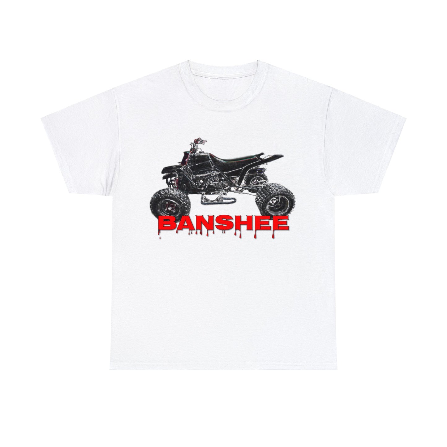 Banshee Quad ATV, Banshee Four Wheeler, Quad Bike Heavy Cotton Tee