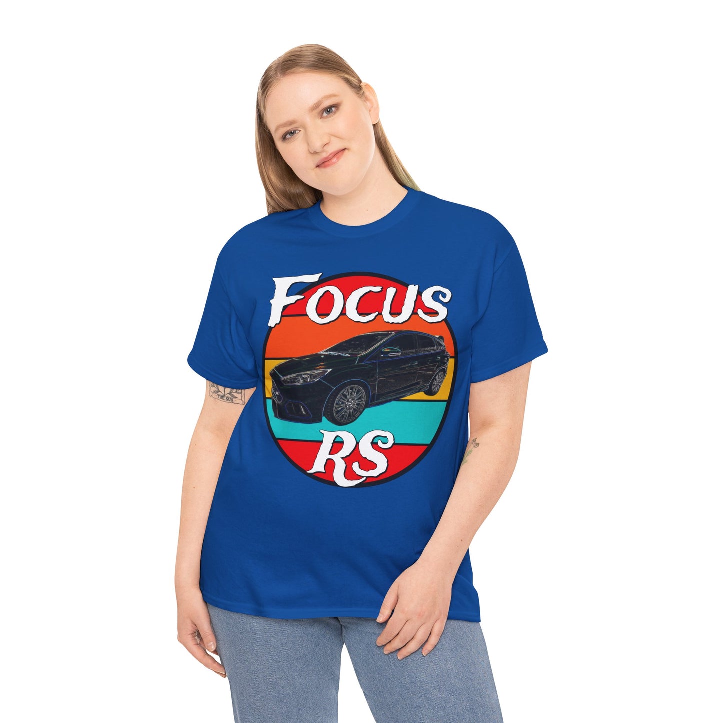 Focus RS Hot Hatch Turbo Charged Hatchback Sports Car Heavy Cotton Tee