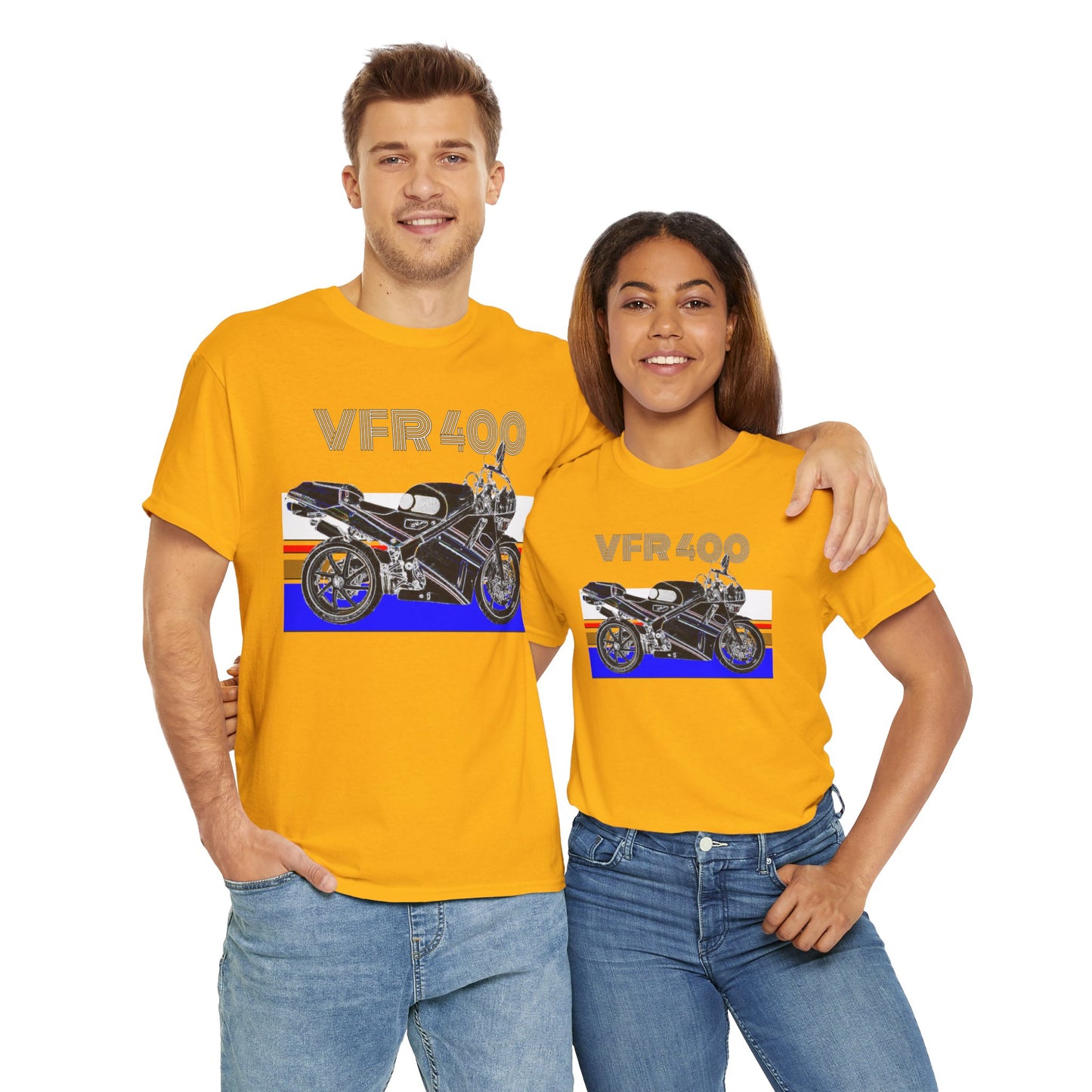 VFR 400 Motorcycle, Street Bike, Street Motorcycle, Sport Bike Heavy Cotton Tee