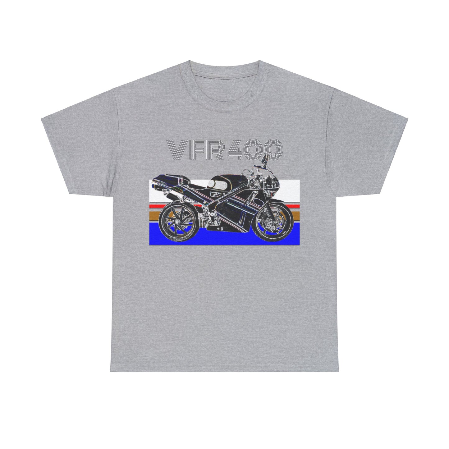 VFR 400 Motorcycle, Street Bike, Street Motorcycle, Sport Bike Heavy Cotton Tee