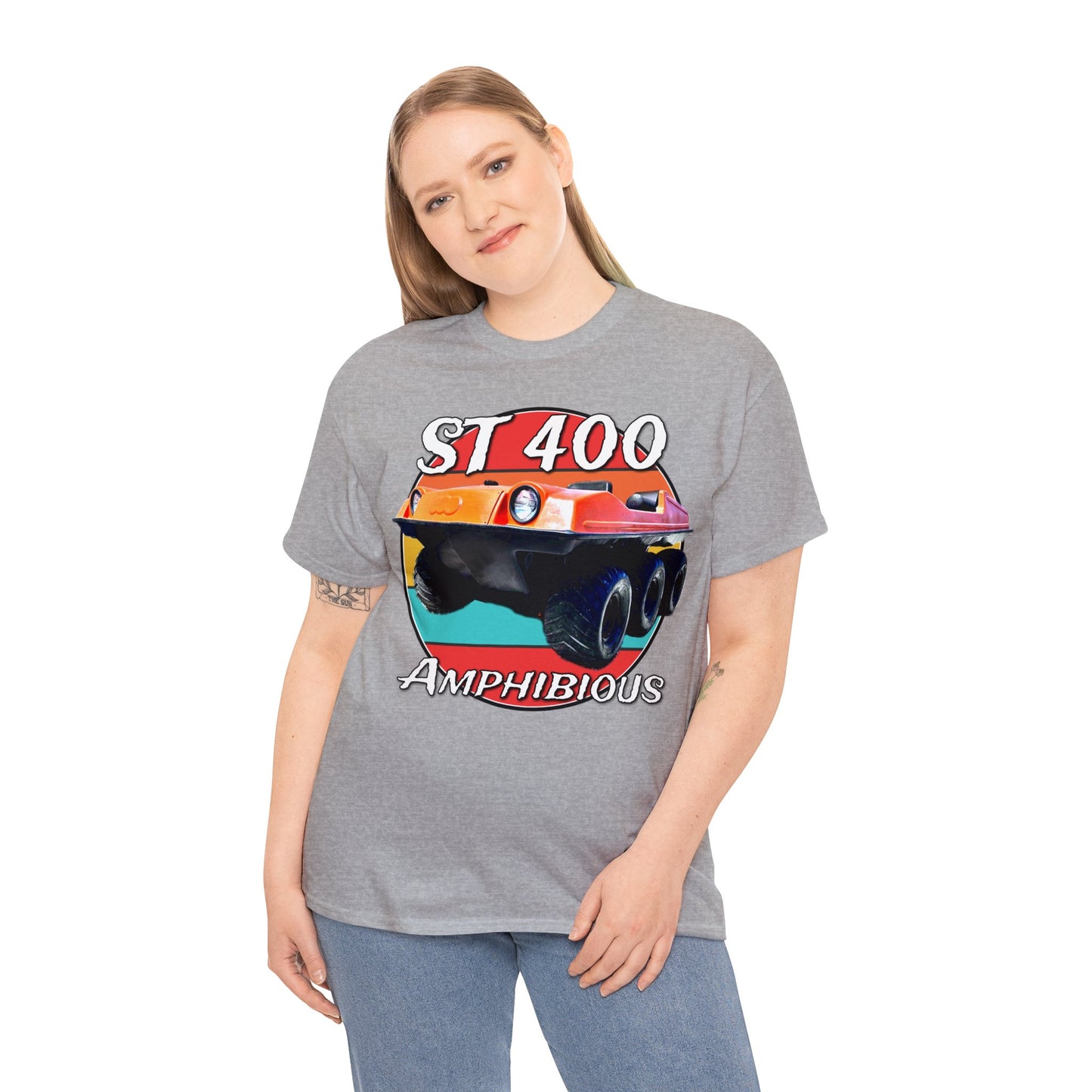 ST400 Amphibious 6x6 Vintage All Terrain Vehicle Heavy Cotton Tee