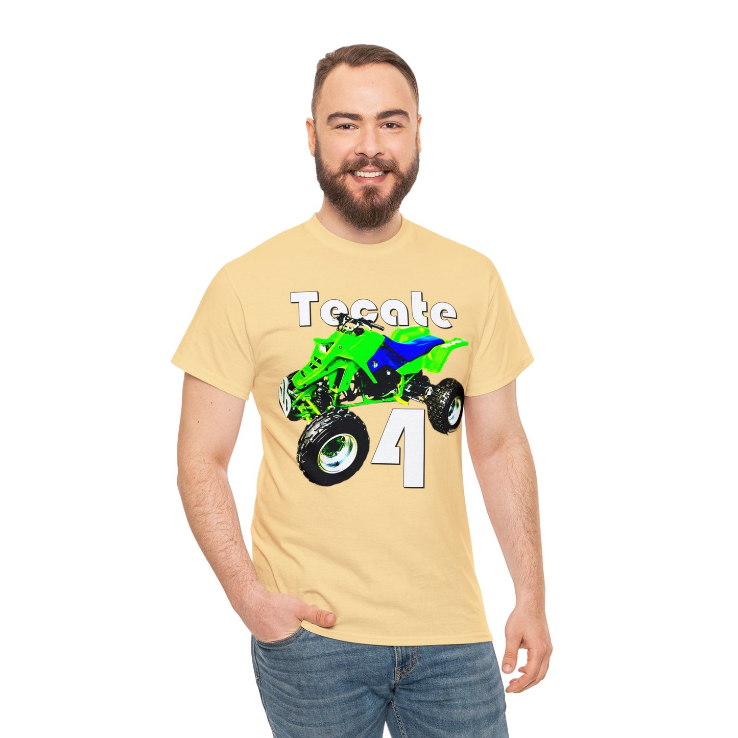 Tecate Vintage Four Wheeler 4 Wheeler ATC ATV Heavy Cotton Tee