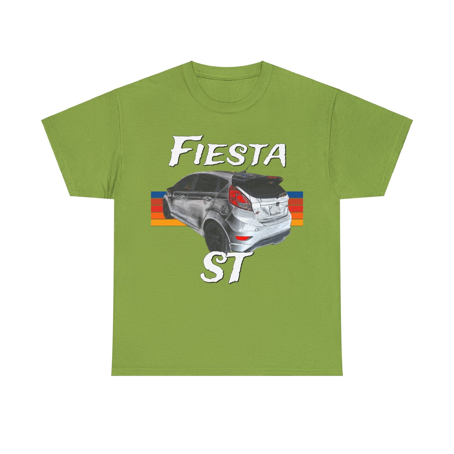 Fiesta ST Hot Hatch Turbo Charged Hatchback Sports Car Heavy Cotton Tee