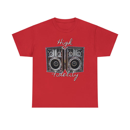 Audiophile, Vintage Stereo Speakers, High Fidelity, Lover of Music, Vintage Heavy Cotton Tee