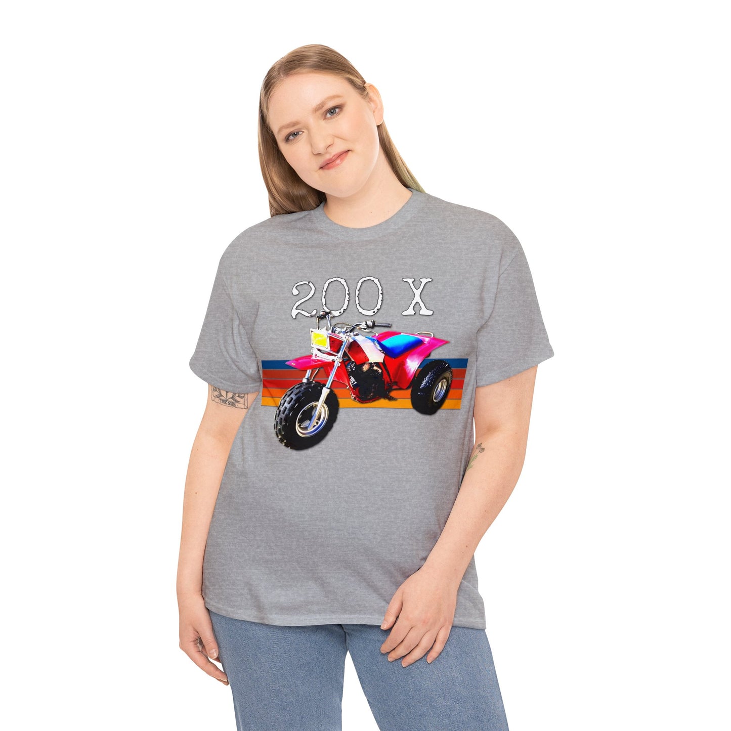 1985 Vintage Retro Three Wheeler ATV ATC 200x Heavy Cotton Tee