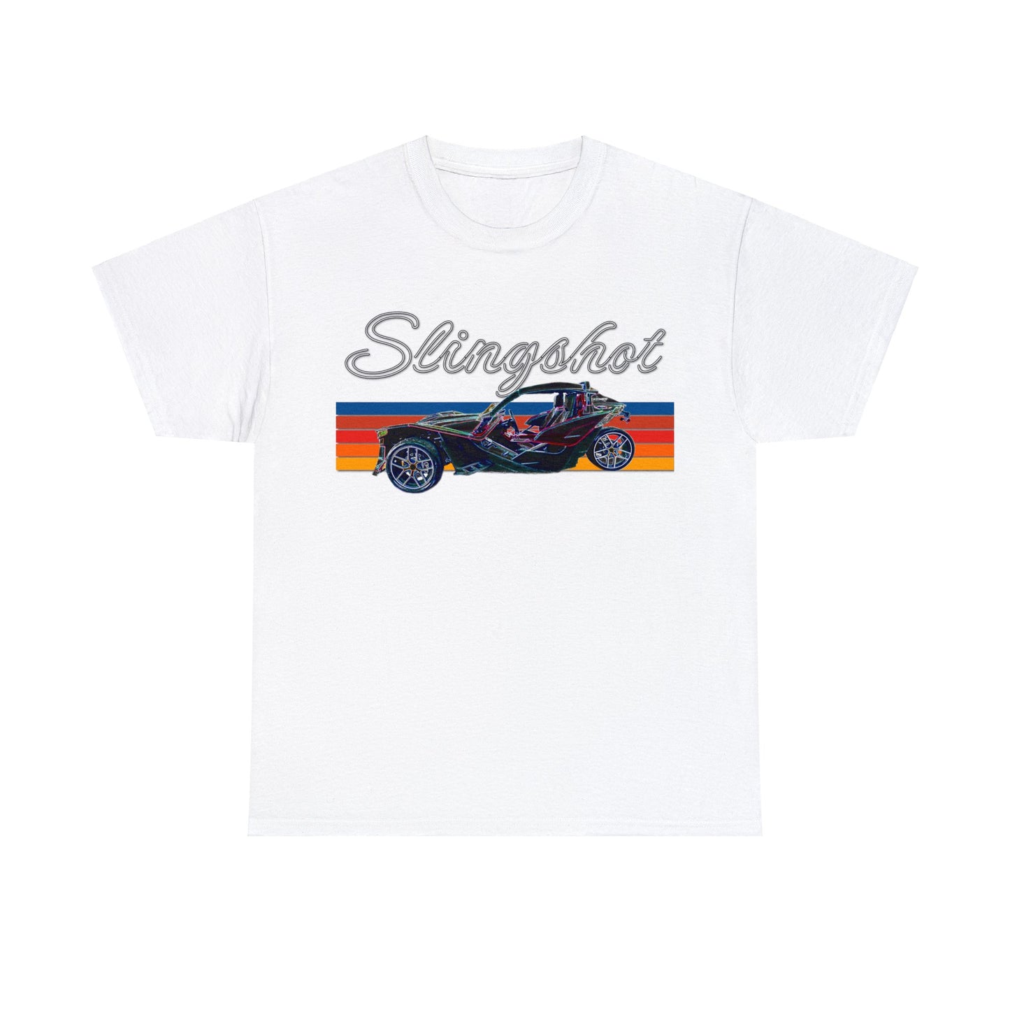 Sling Shot Three Wheel Car, Slingshot Convertible Heavy Cotton Tee