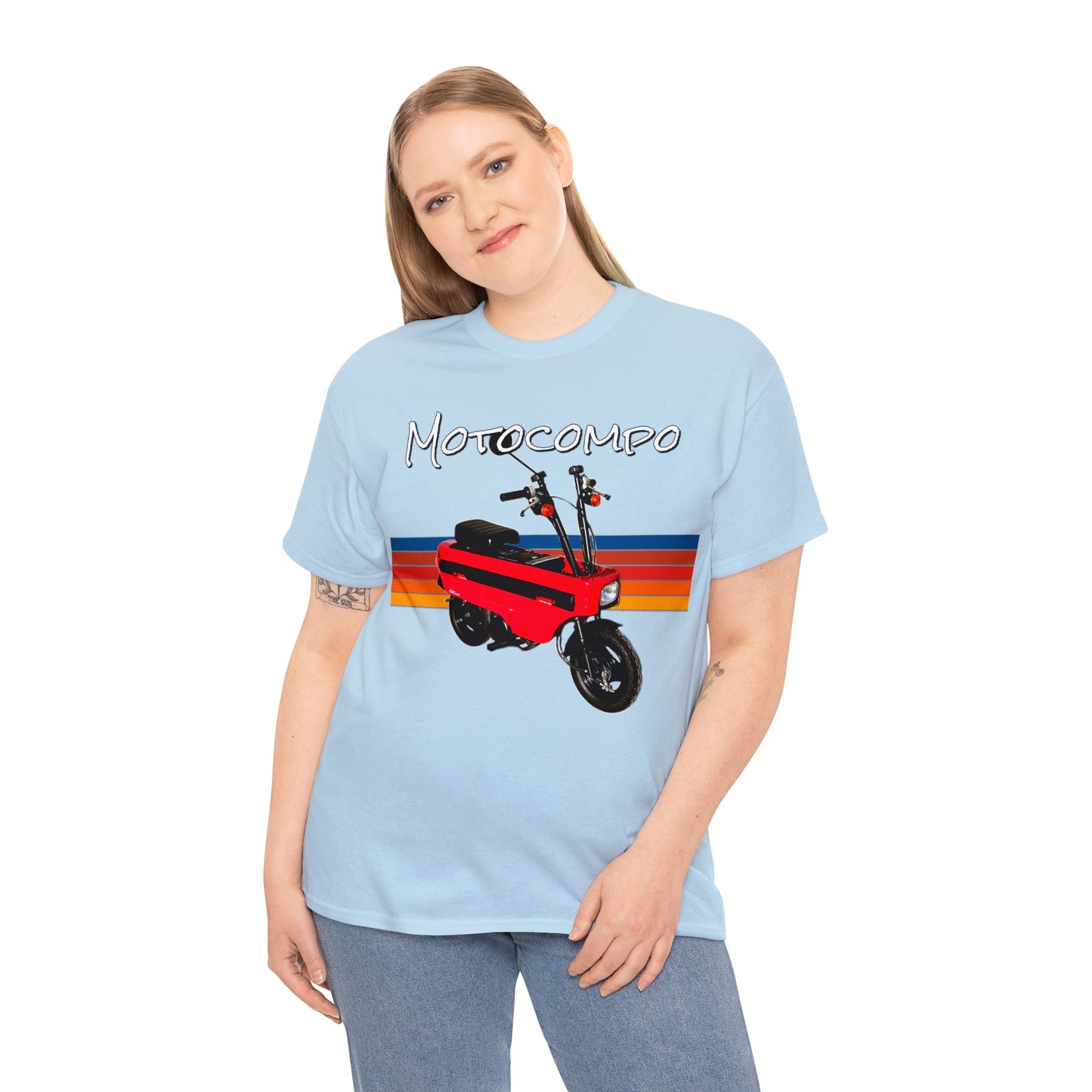 Motocompo Scooter Mini Bike Motorcycle Moped Heavy Cotton Tee