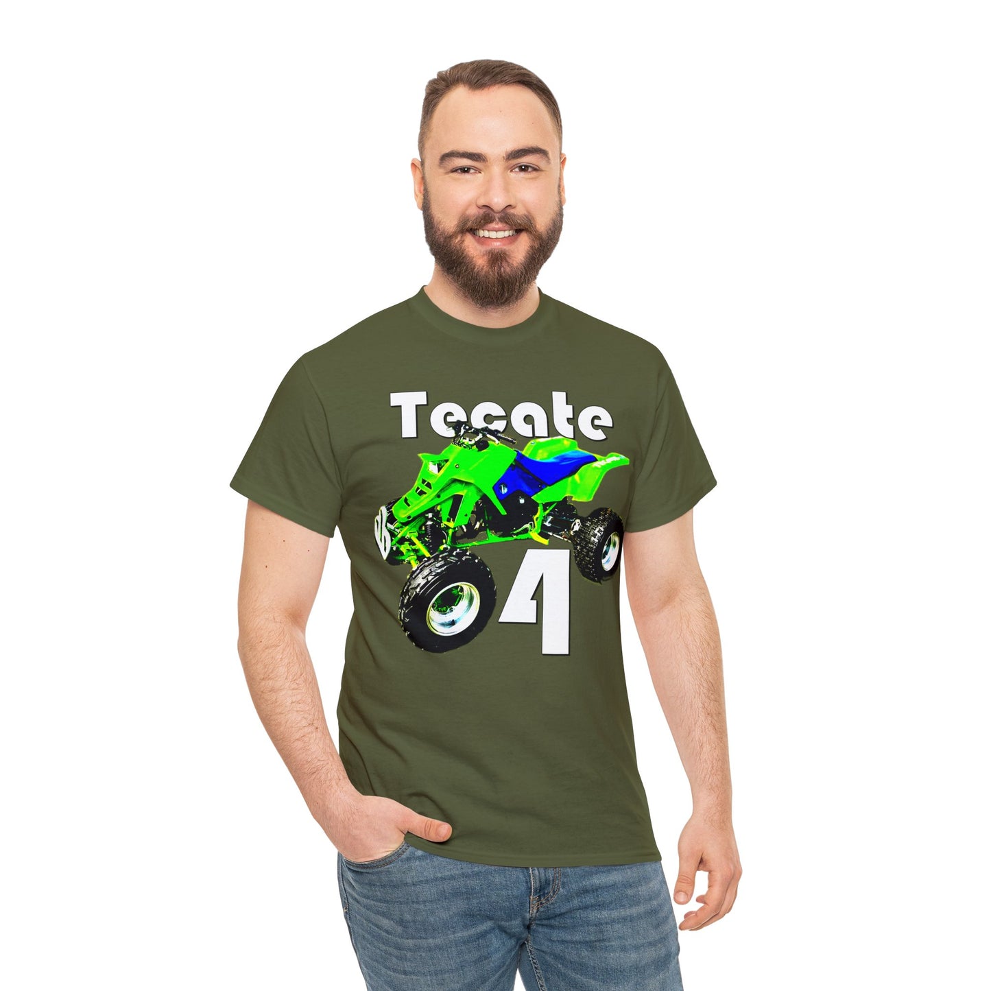 Tecate Vintage Four Wheeler 4 Wheeler ATC ATV Heavy Cotton Tee