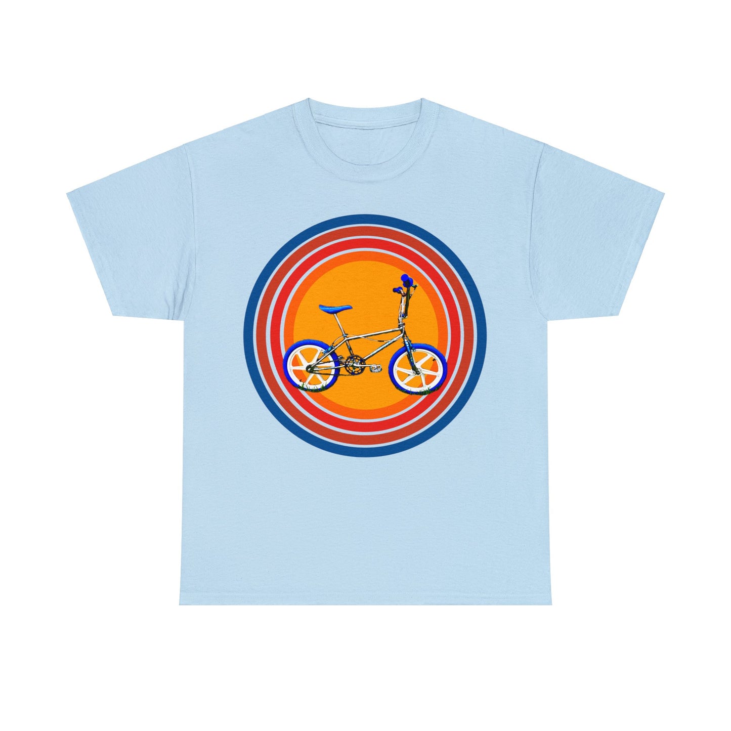 BMX, Old School Bike, Vintage BMX Bike, Retro Dirt Bicycle, 1980's Heavy Cotton Tee