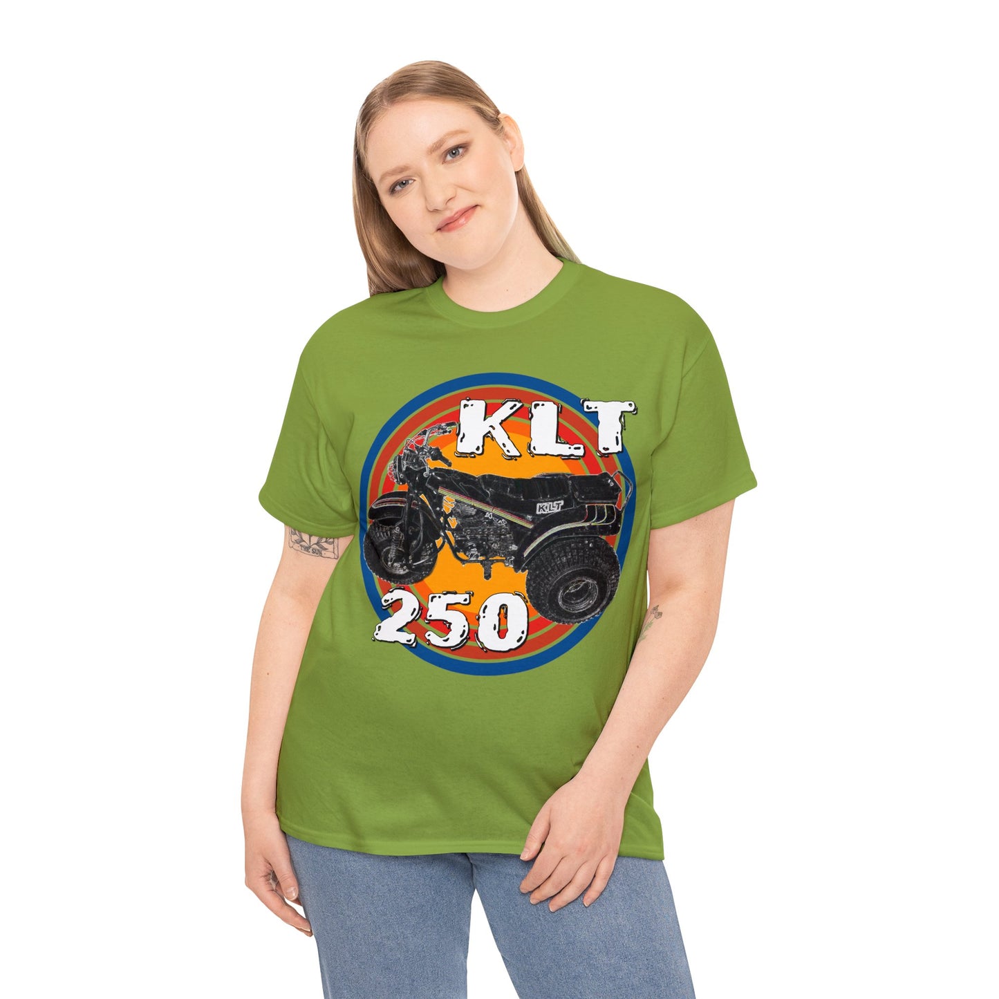 Vintage 1982 KLT 250 A Retro Three Wheeler ATV ATC Heavy Cotton Tee