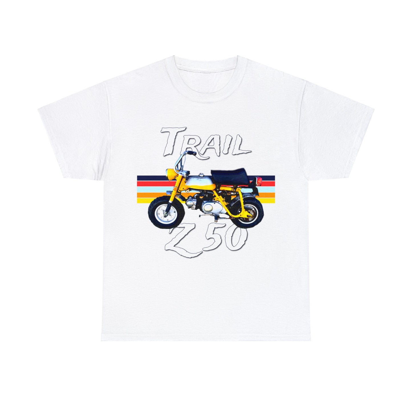 Trail Z 50 Vintage Mini Bike Monkey Motorcycle Heavy Cotton Tee