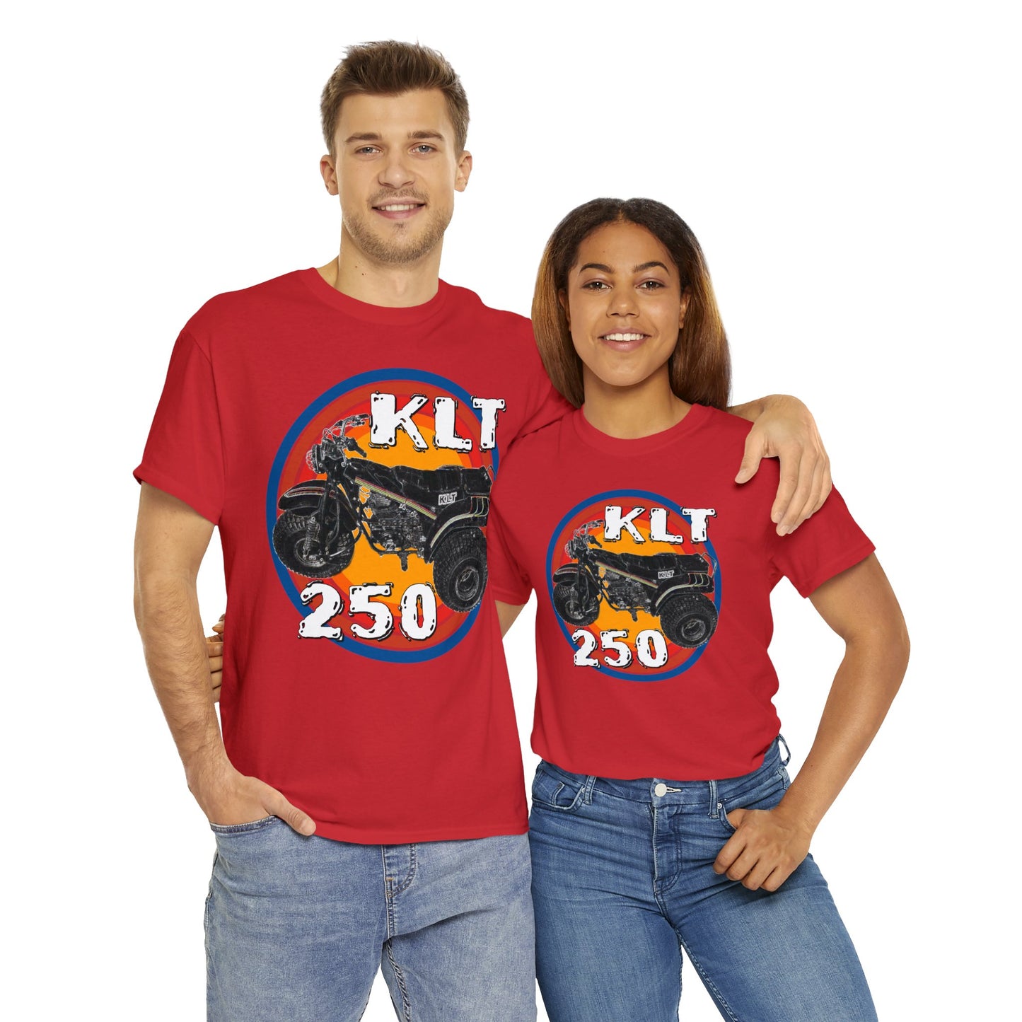 Vintage 1982 KLT 250 A Retro Three Wheeler ATV ATC Heavy Cotton Tee