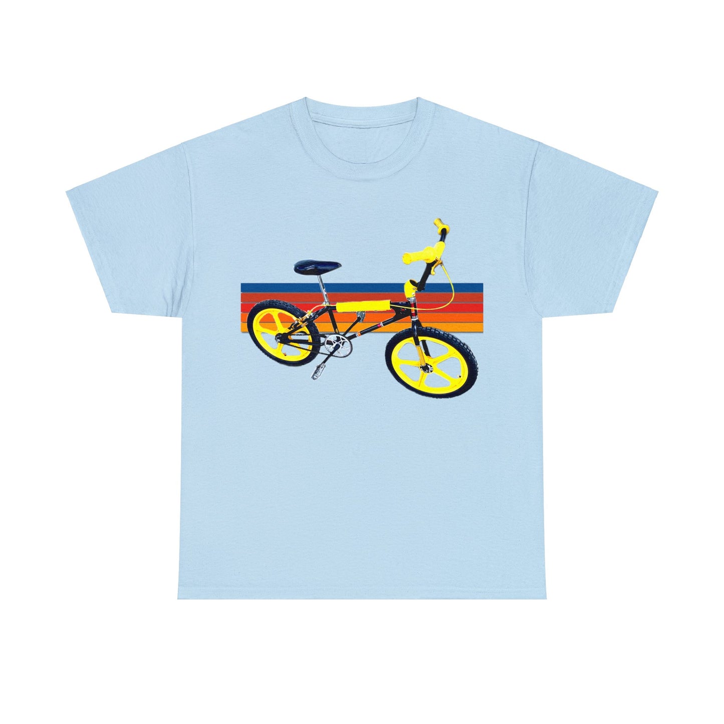 BMX, Old School Bike, Vintage BMX Bike, Retro Dirt Bicycle, 1980's Heavy Cotton Tee