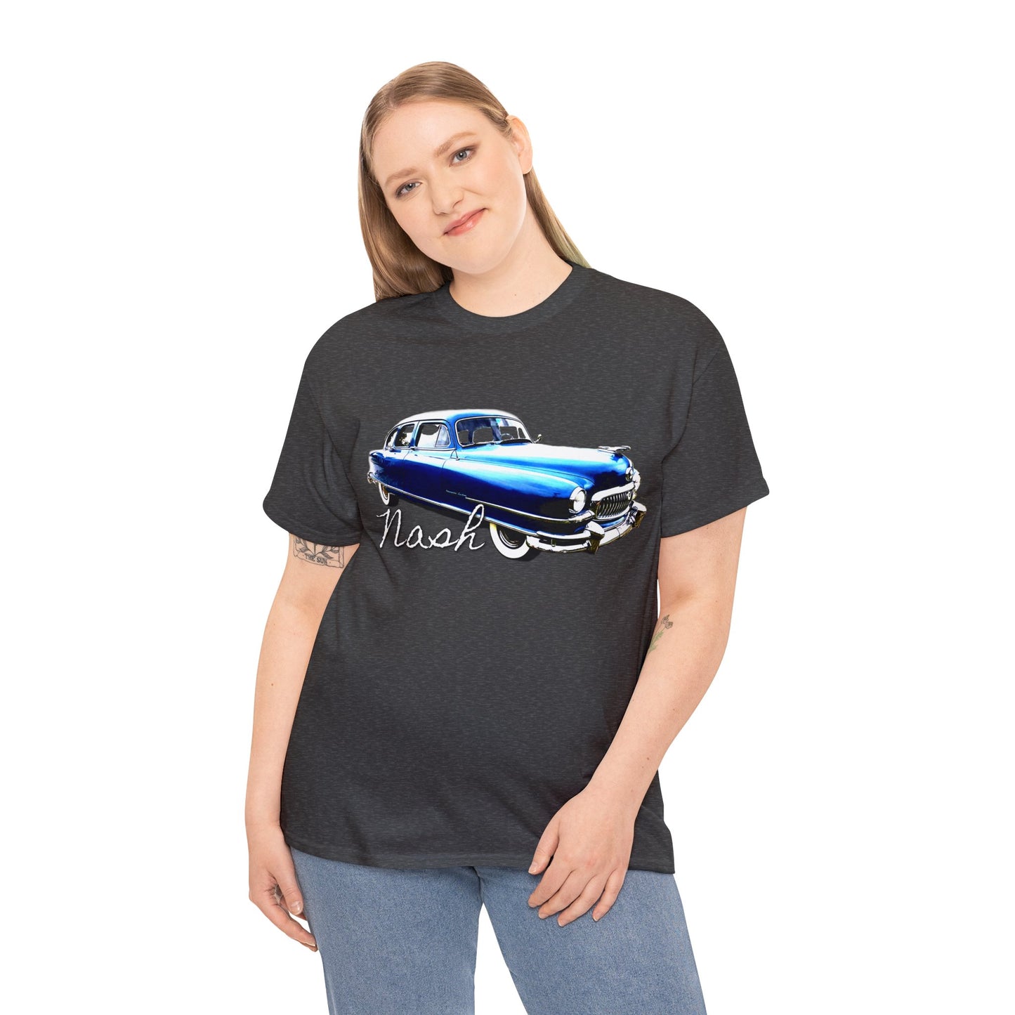 Nash Car, Vintage Car, Retro American Car, Mercury Heavy Cotton Tee