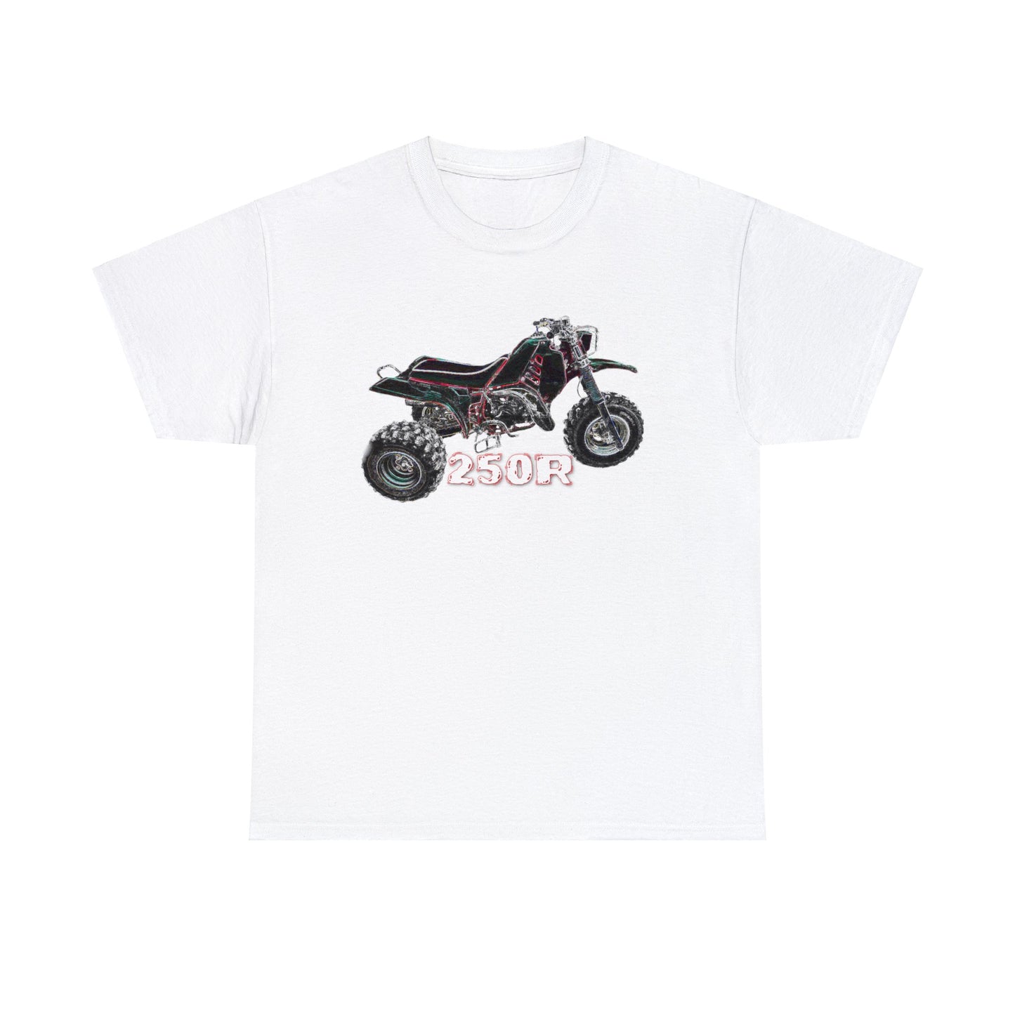 3 Wheeler, Vintage Three Wheeler, All Terrain Vehicle, 250R Heavy Cotton Tee