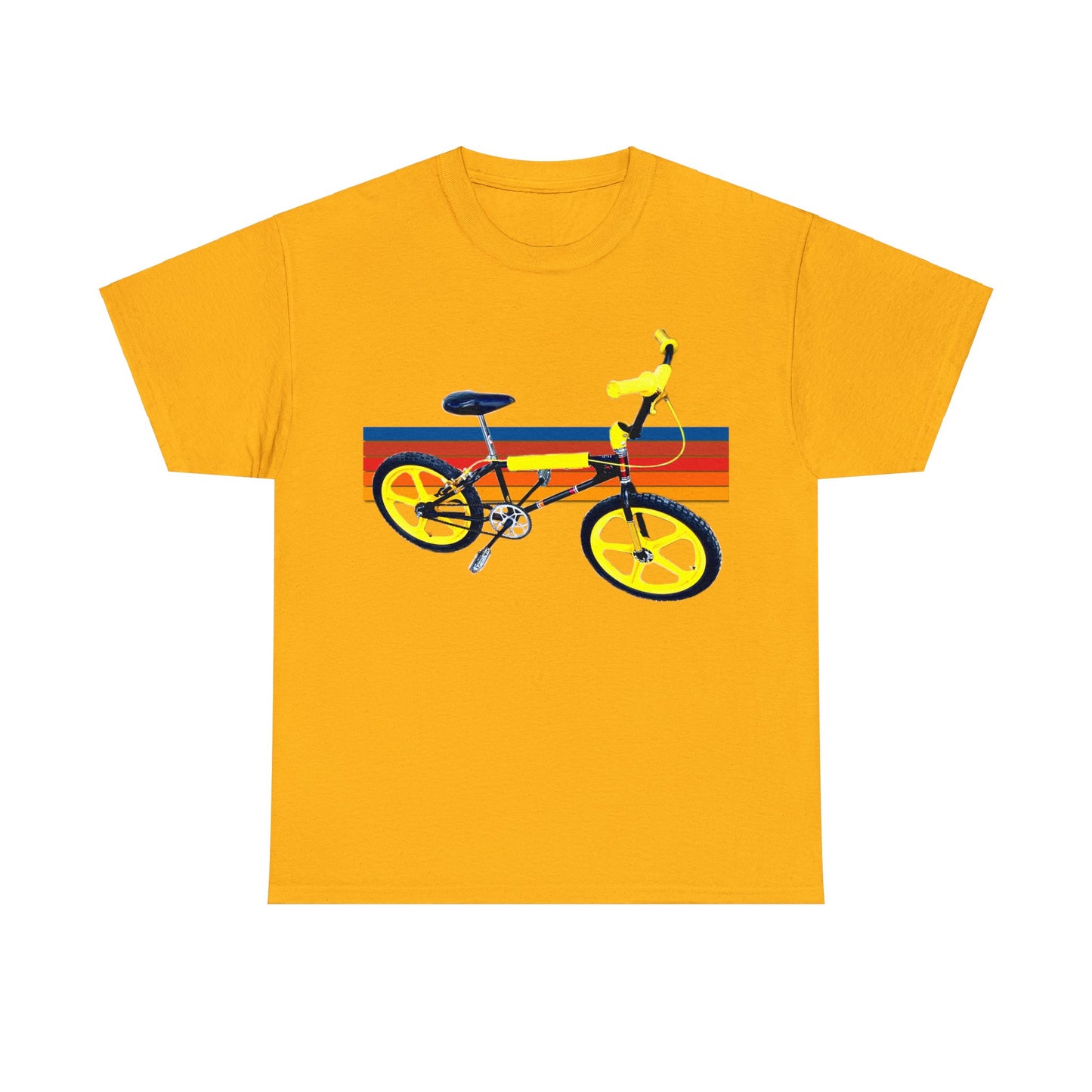 BMX, Old School Bike, Vintage BMX Bike, Retro Dirt Bicycle, 1980's Heavy Cotton Tee