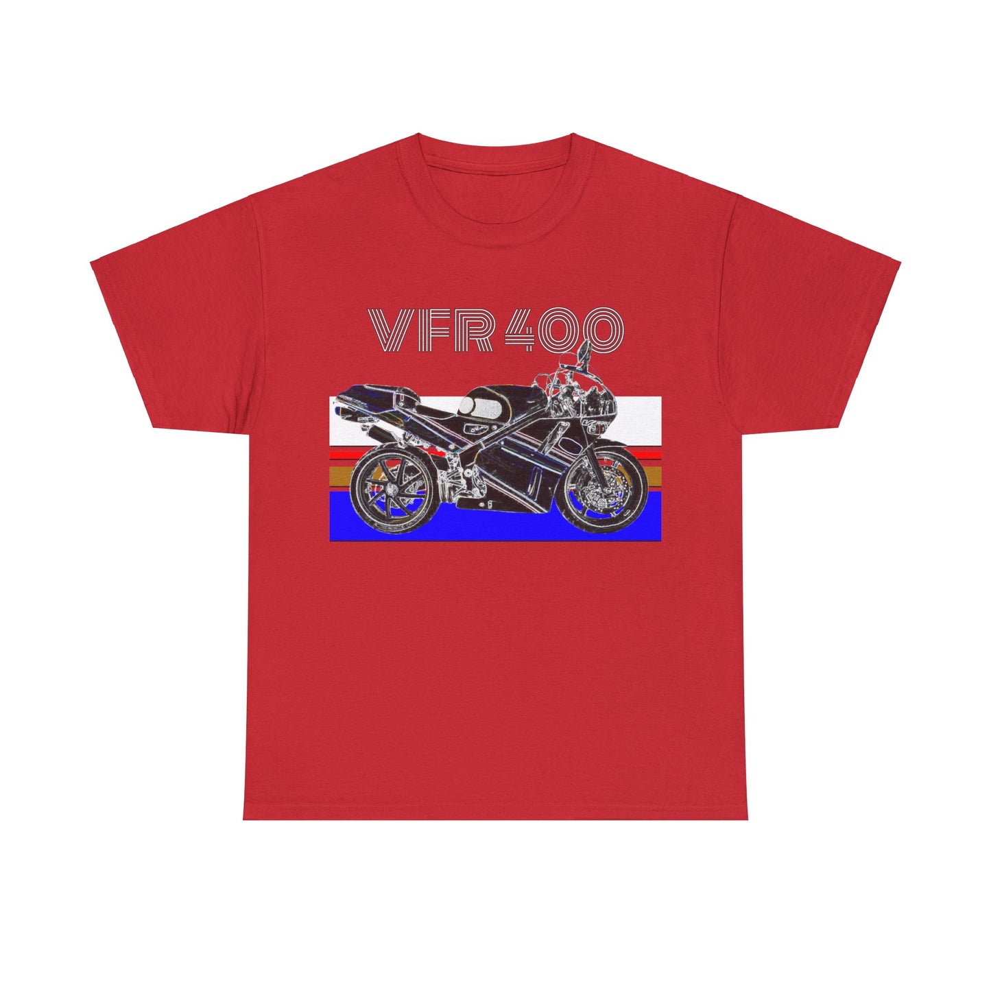 VFR 400 Motorcycle, Street Bike, Street Motorcycle, Sport Bike Heavy Cotton Tee