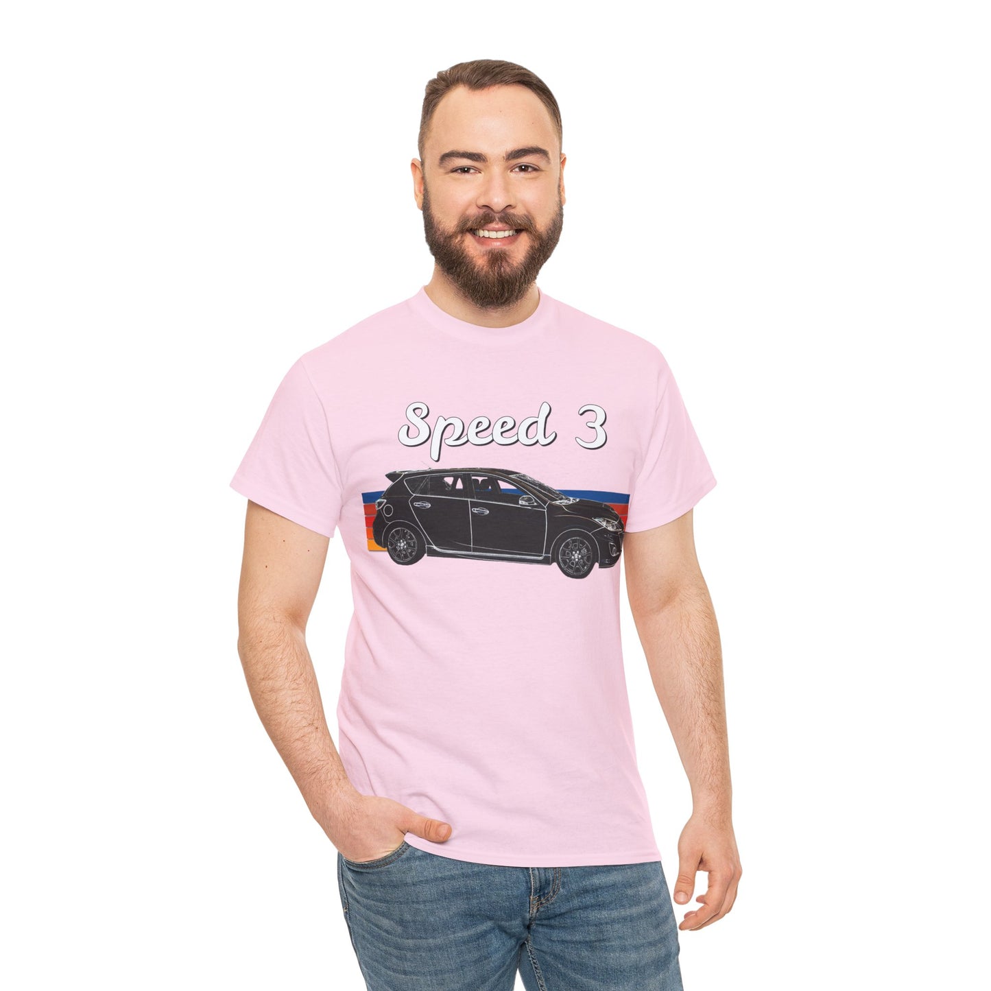 Speed 3 Hot Hatch Turbo Charged Car Subie Heavy Cotton Tee