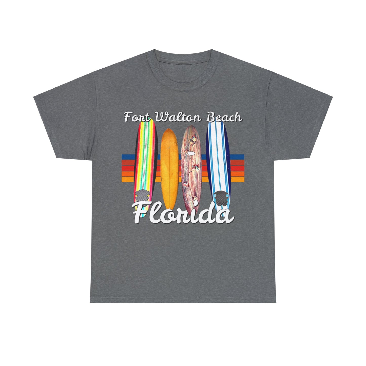 Fort Walton Beach, Vintage Ft Walton, Retro Fort Walton Heavy Cotton Tee