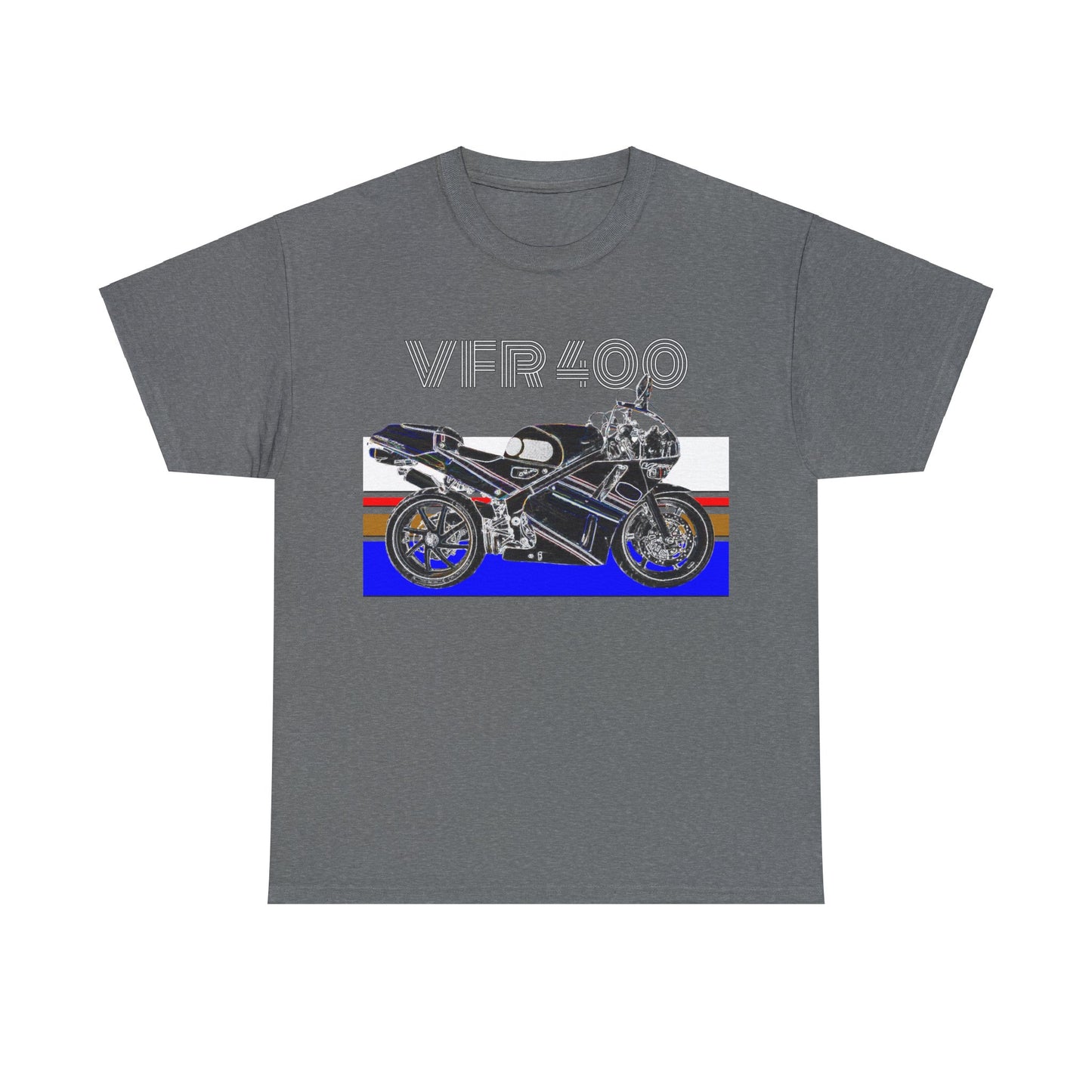 VFR 400 Motorcycle, Street Bike, Street Motorcycle, Sport Bike Heavy Cotton Tee