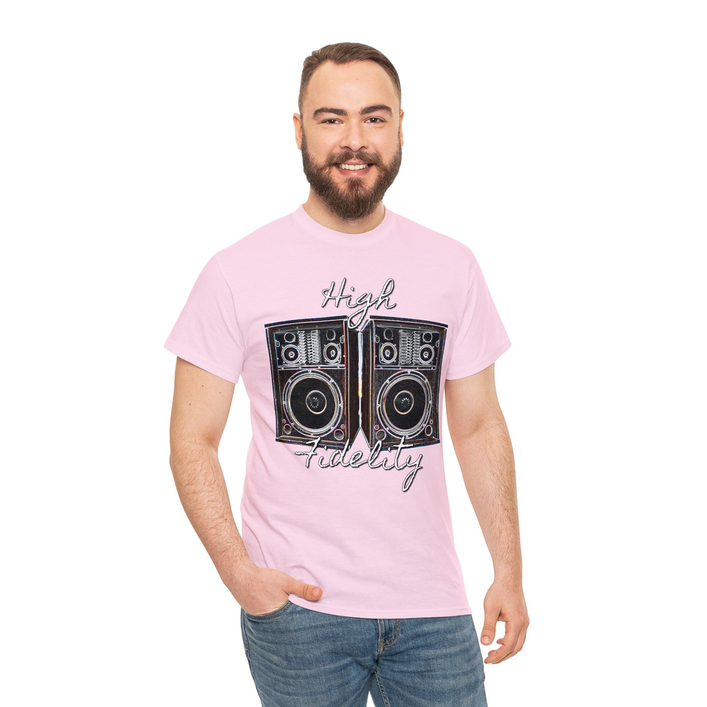 Audiophile, Vintage Stereo Speakers, High Fidelity, Lover of Music, Vintage Heavy Cotton Tee