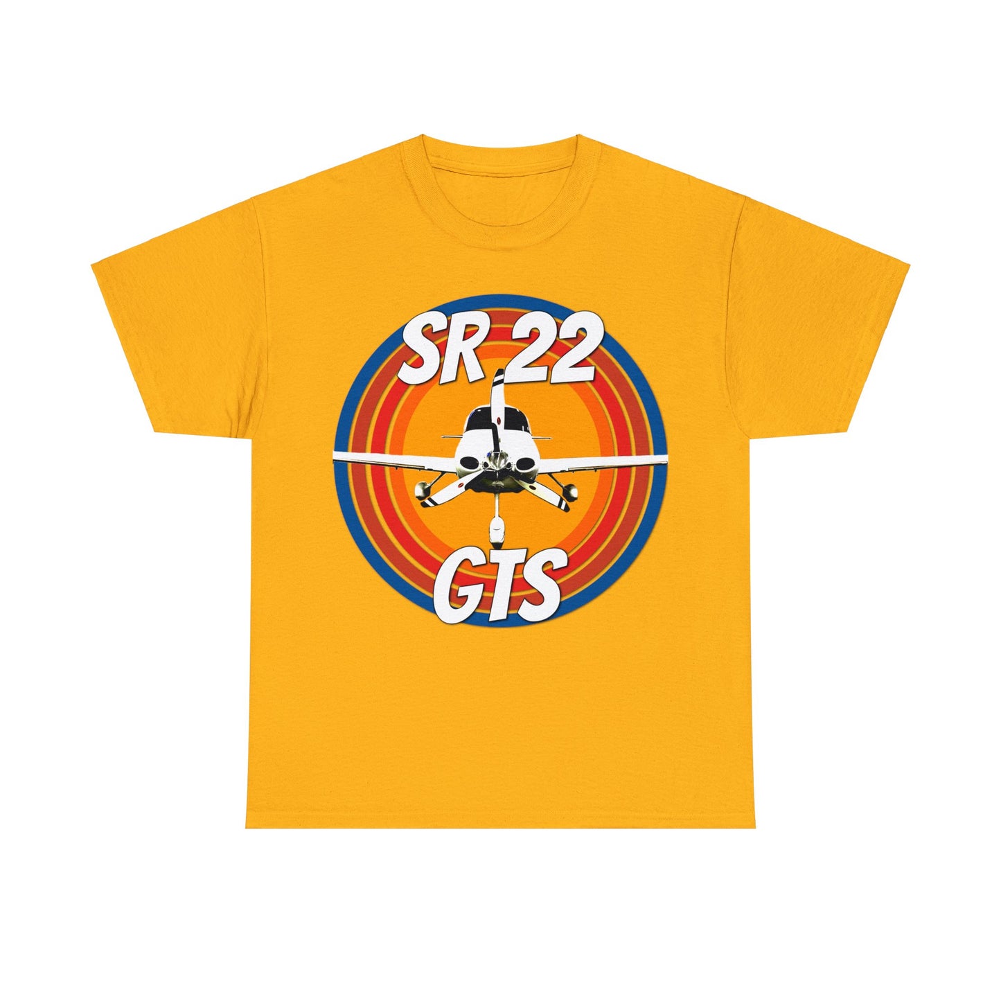 Private Airplane, Prop Plane, SR22 GTS Airplane Heavy Cotton Tee