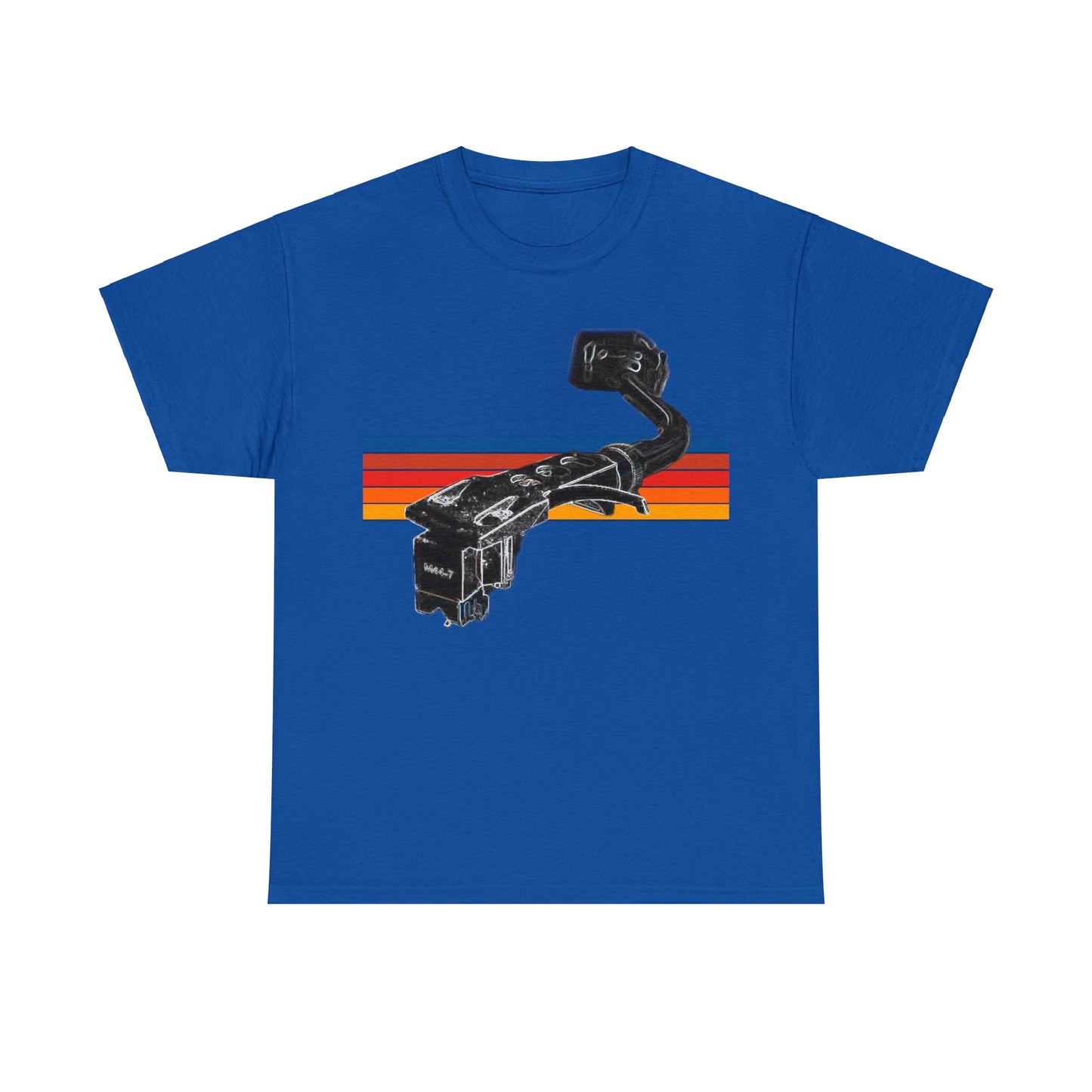 Turntable Arm, Put the Needle on the Record, DJ Turntable Heavy Cotton Tee