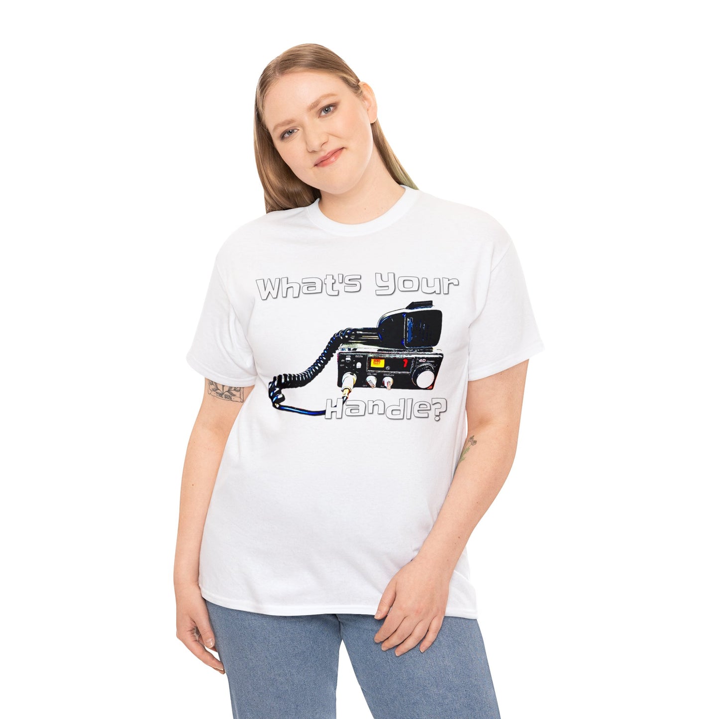 CB Radio, Roger That, Breaker 1-9, Citizens Band Radio Heavy Cotton Tee