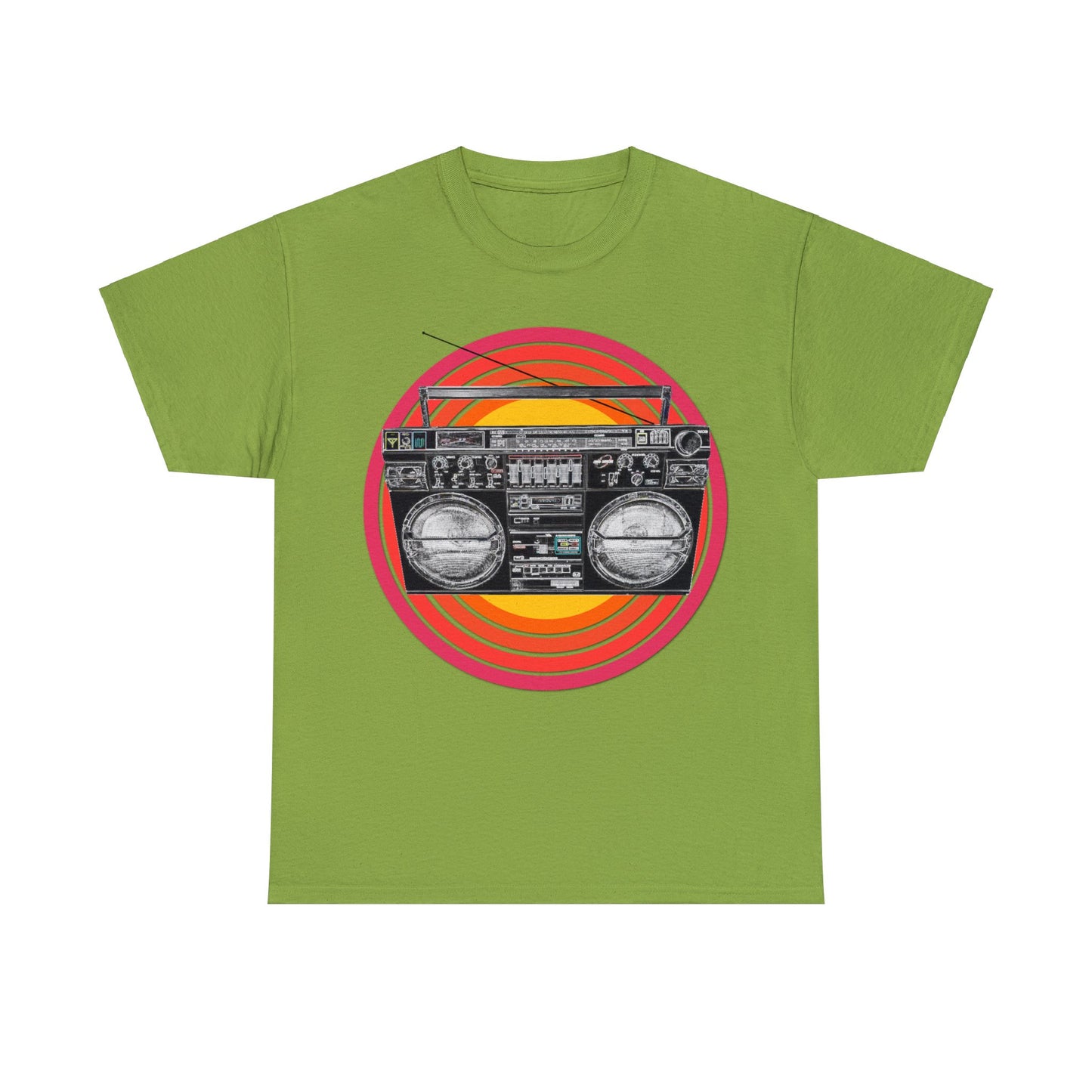 Jambox, Boom Box, Ghetto Blaster, Radio, Tape Player Heavy Cotton Tee