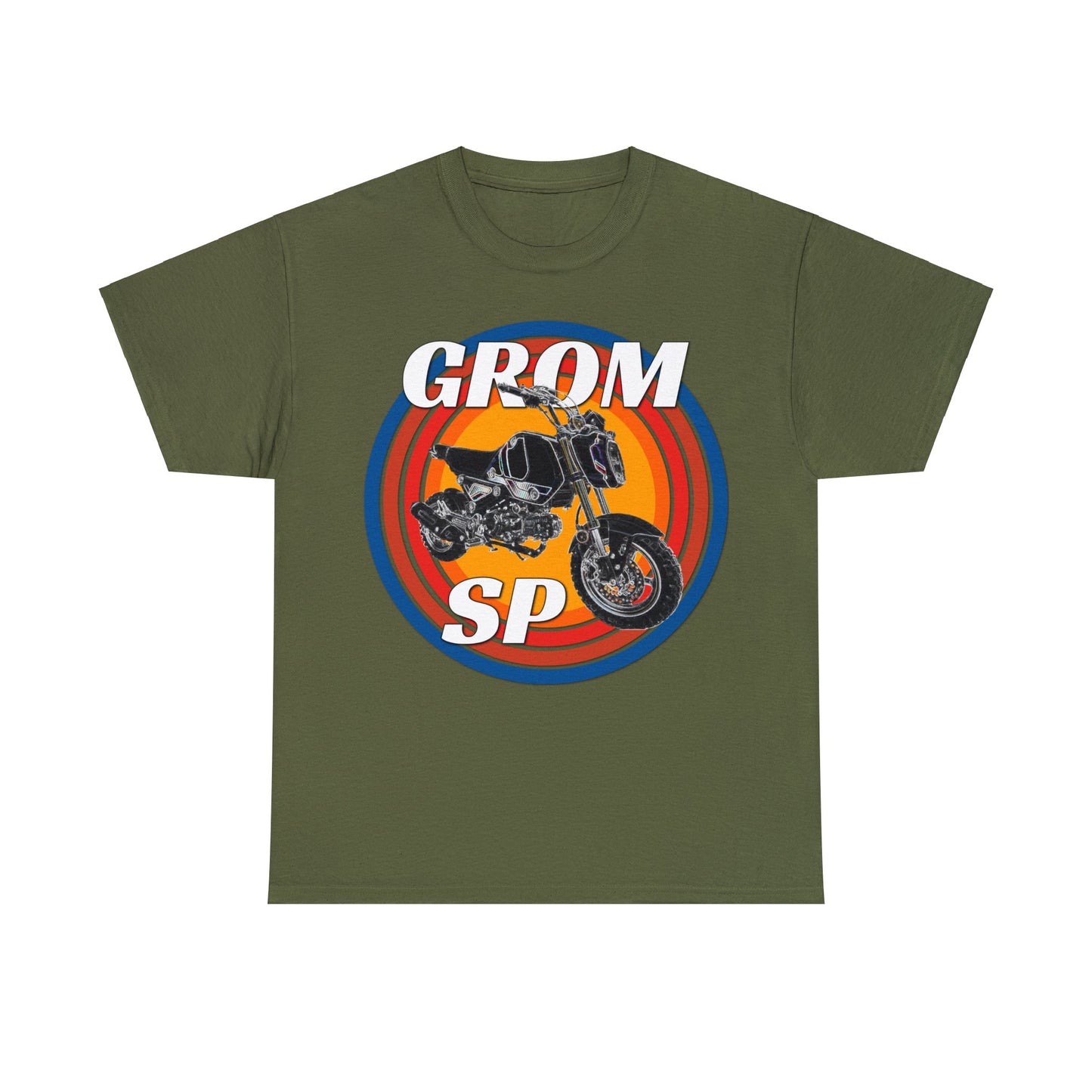 Grom SP Motorcycle Minibike Motocross Motor Bike Heavy Cotton Tee